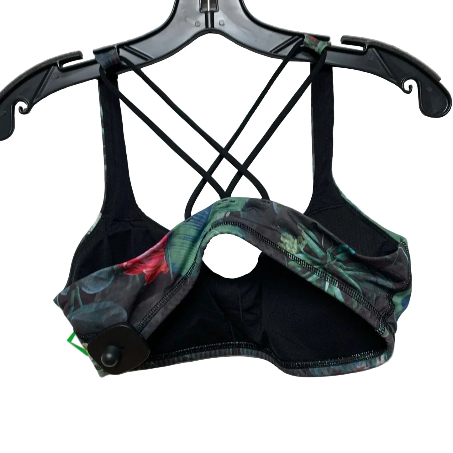 Athletic Bra By Lululemon In Tropical Print, Size: M