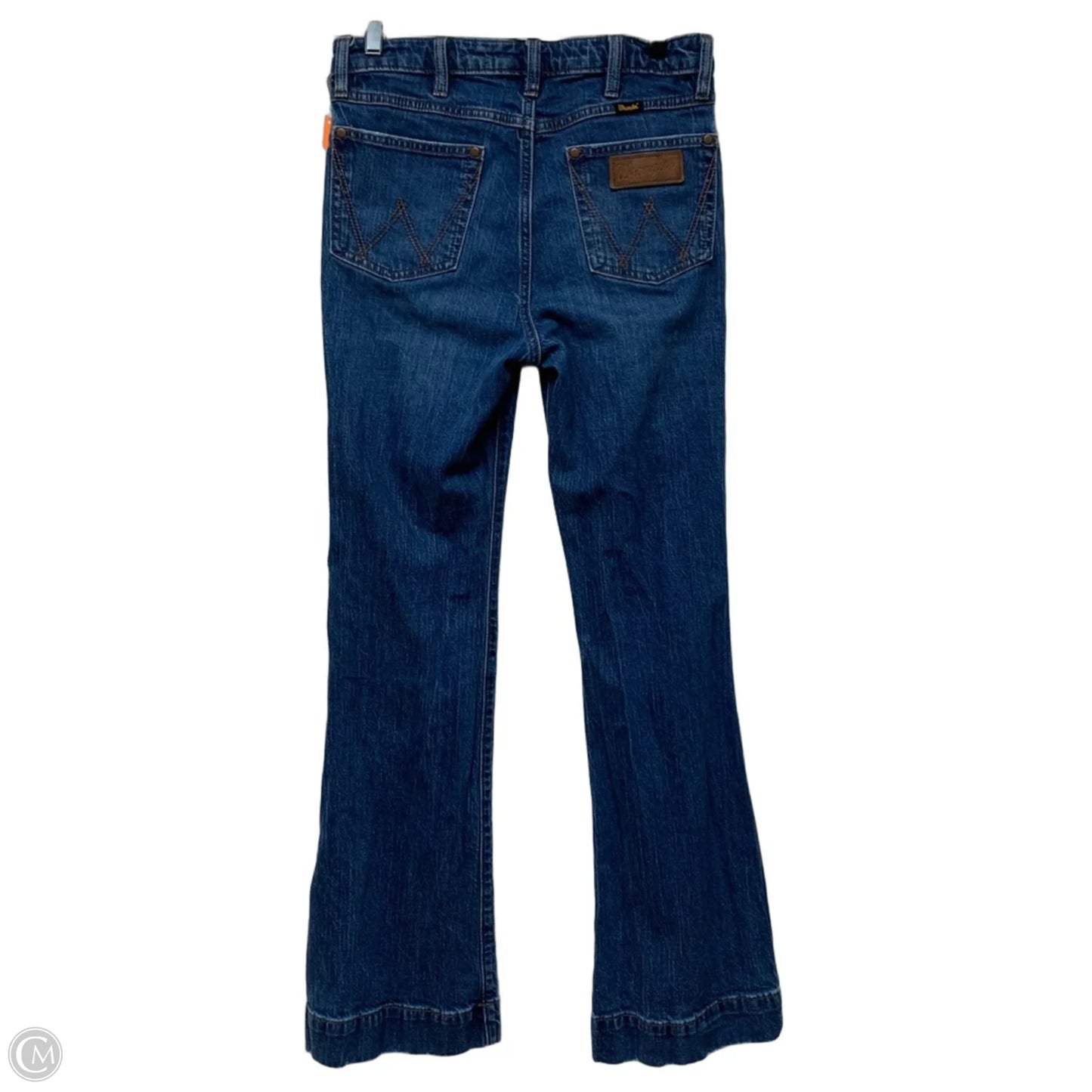 Jeans Wide Leg By Wrangler In Blue Denim, Size: 6