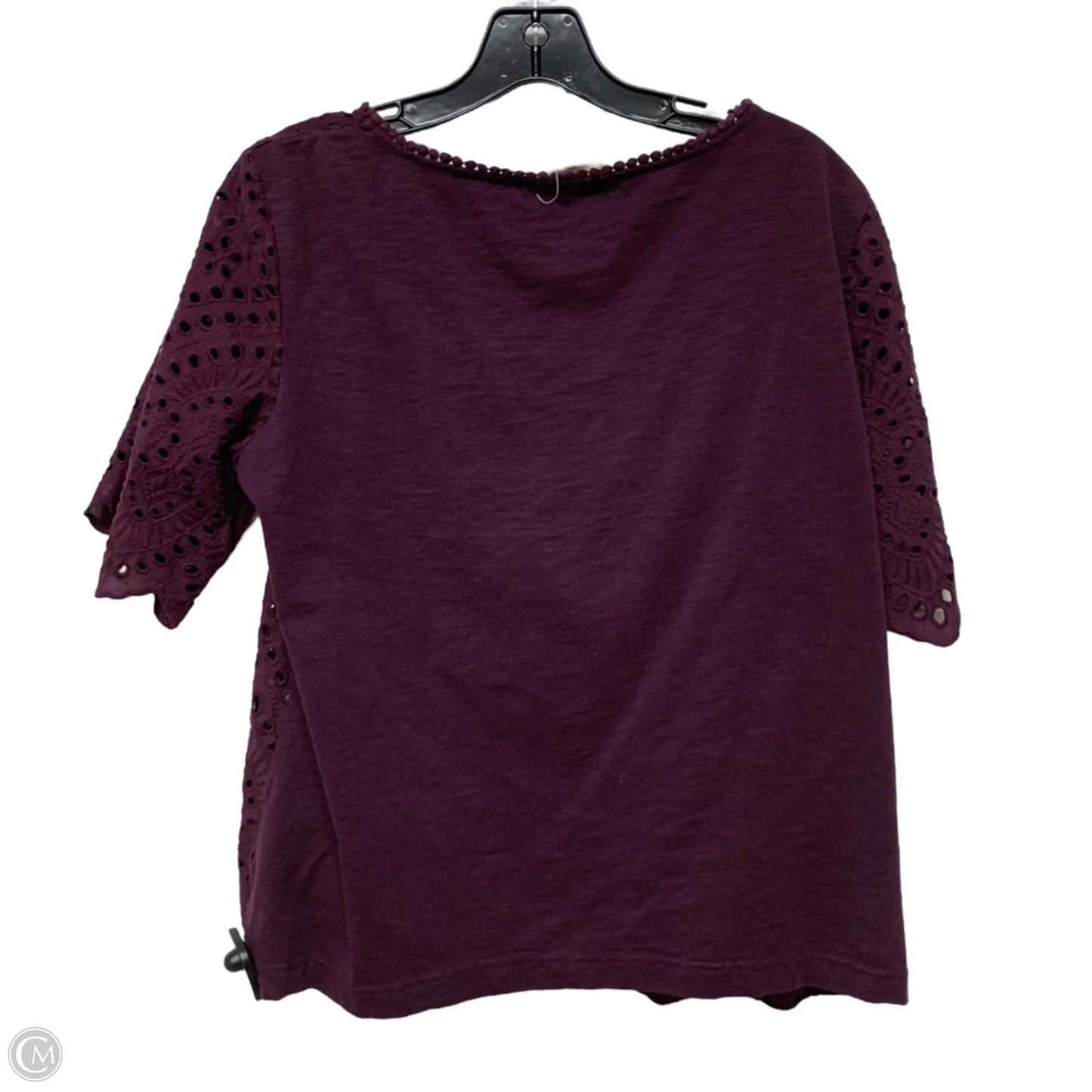 Top Short Sleeve By Porridge In Purple, Size: M