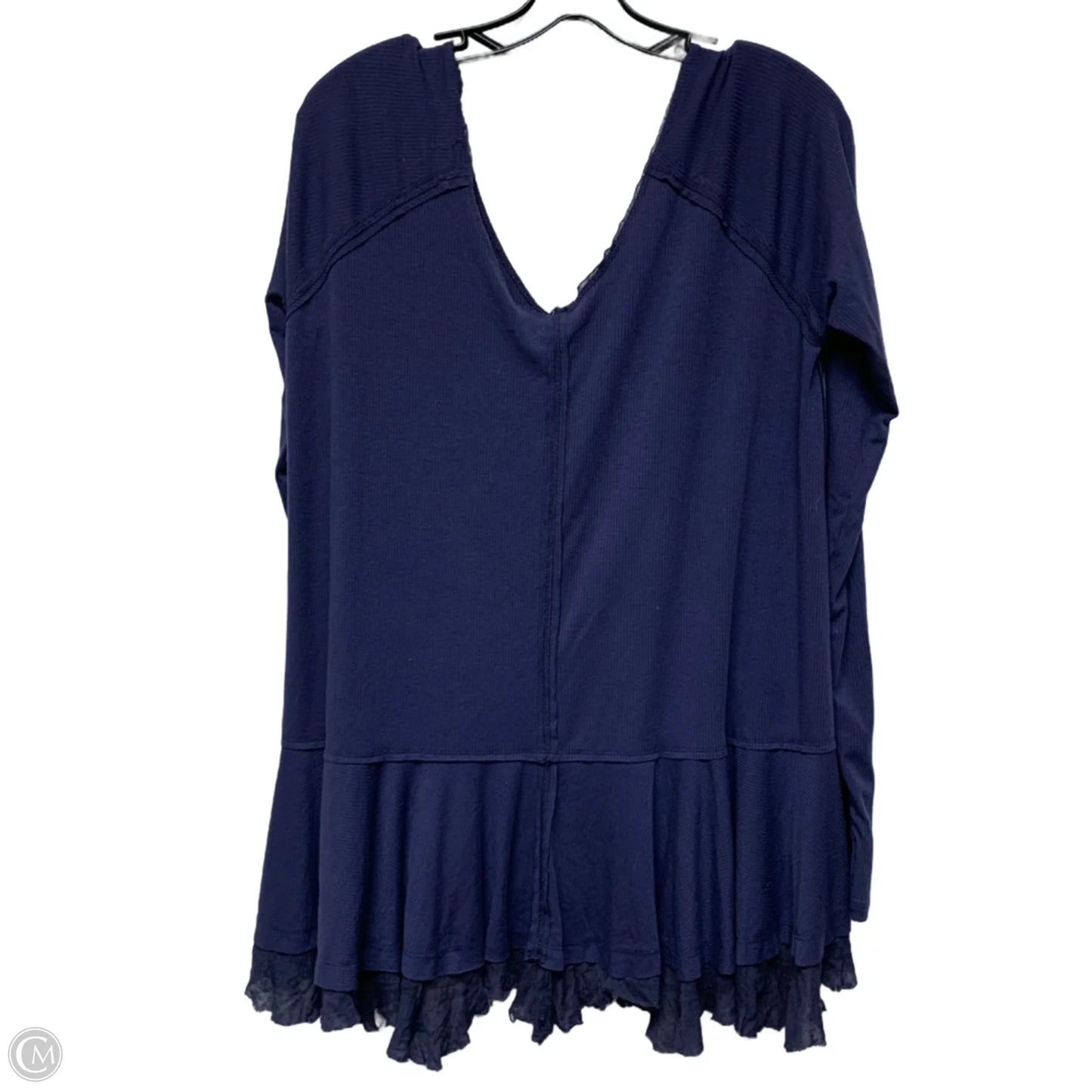 Top Long Sleeve By We The Free In Purple, Size: L
