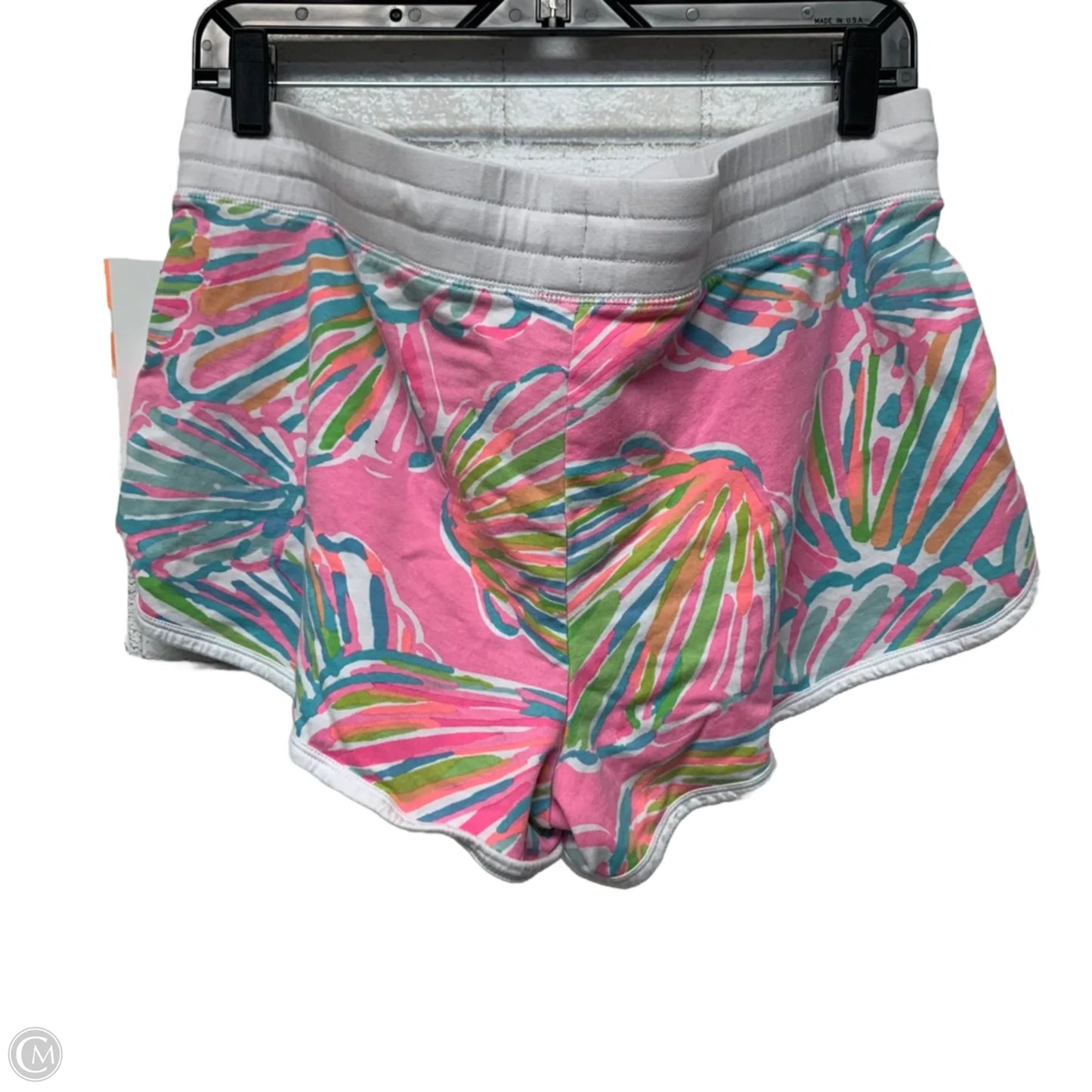 Shorts Designer By Lilly Pulitzer In Pink & White, Size: Xl