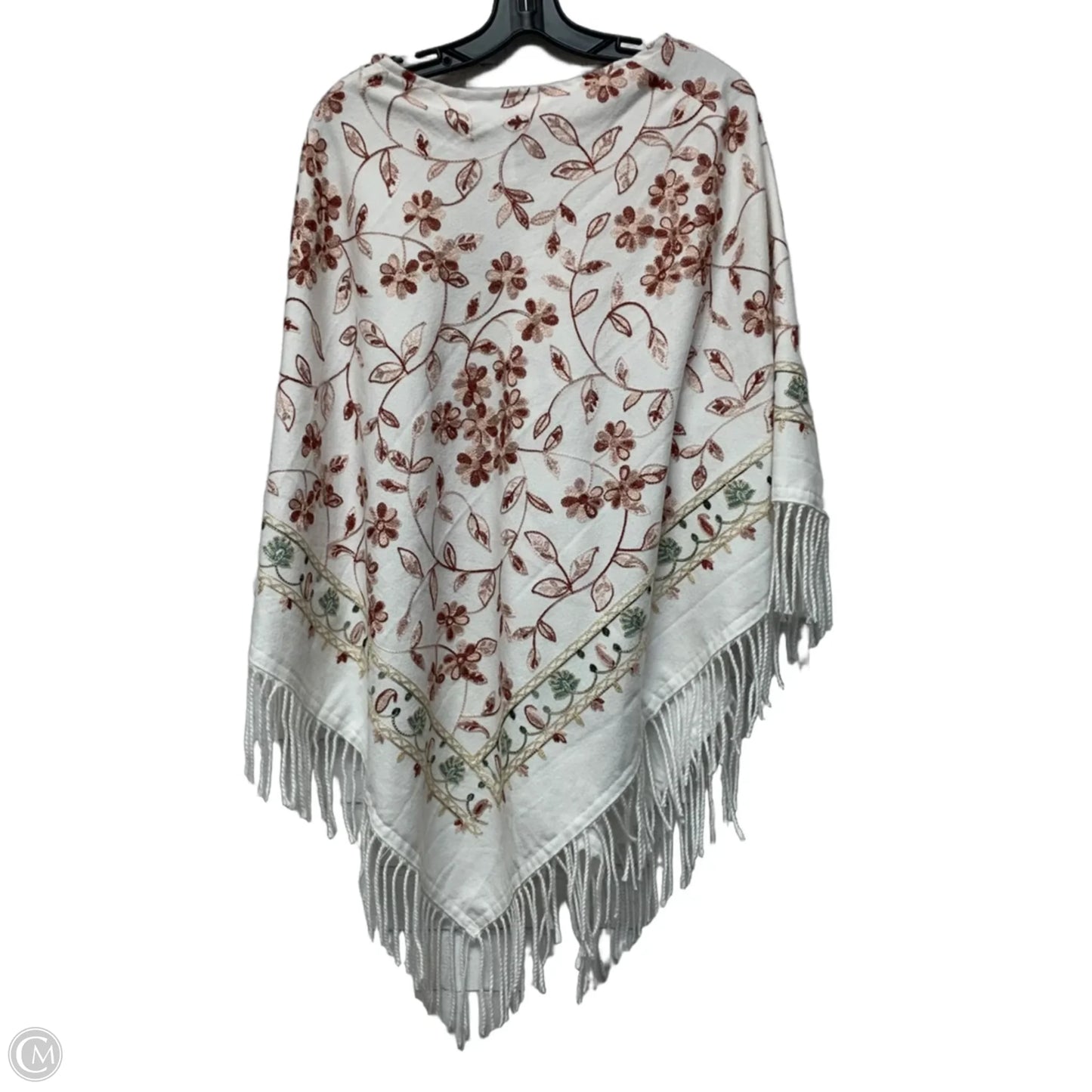 Poncho By Rachel Zoe In White, Size: Osfm
