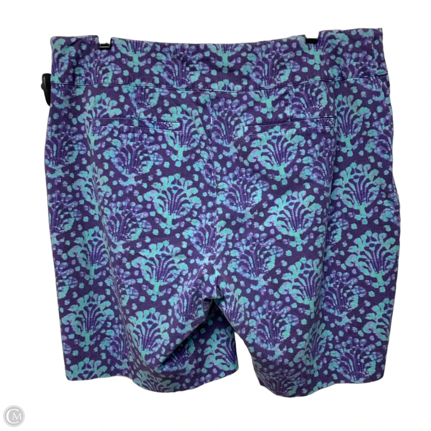 Shorts By Soft Surroundings In Blue & Purple, Size: 1x