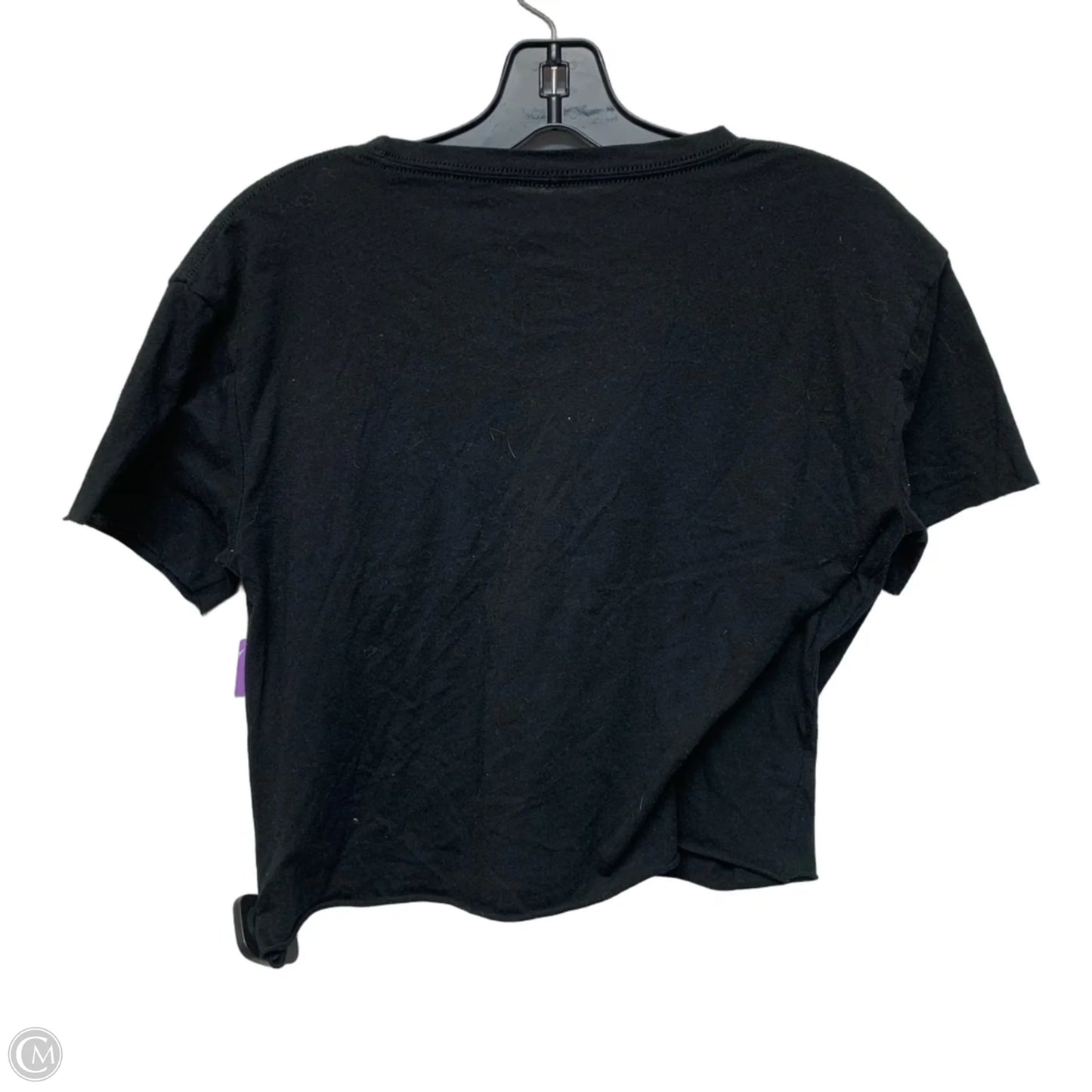 Top Short Sleeve By Frontline Apparel In Black & Yellow, Size: M