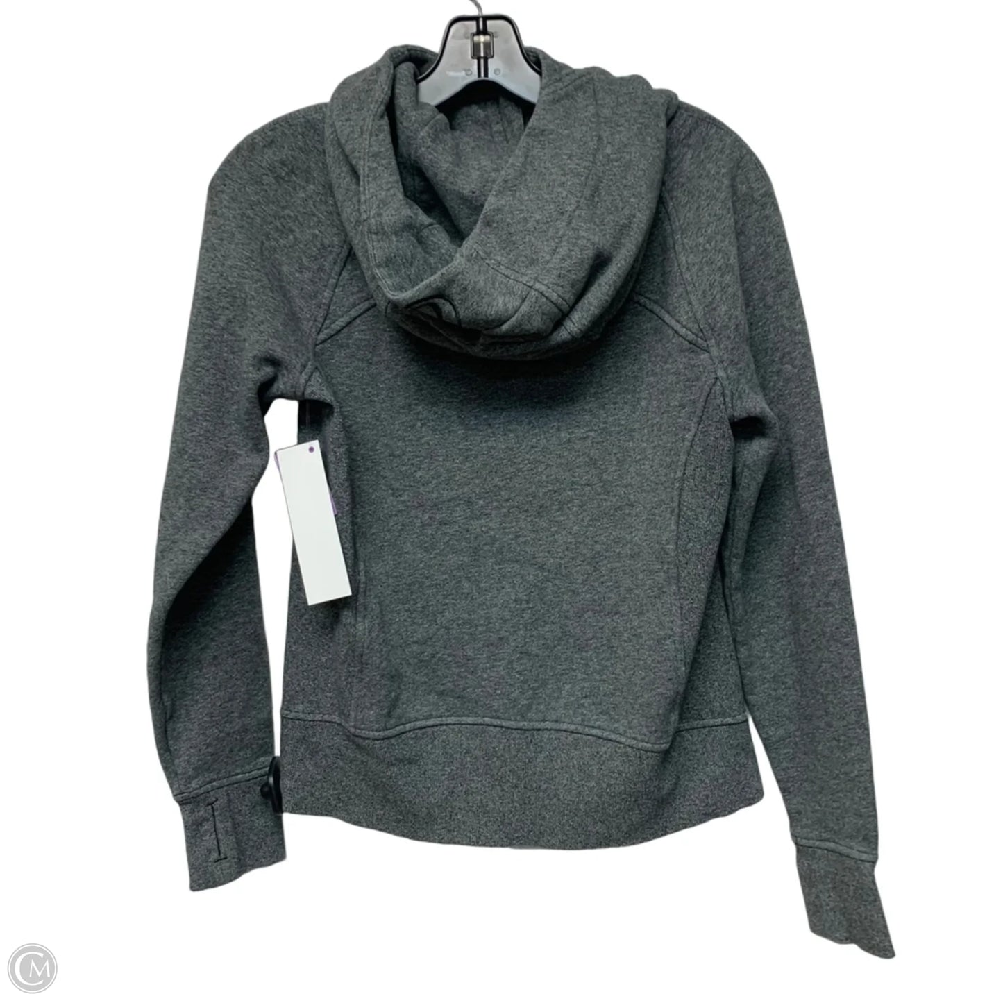 Athletic Jacket By Lululemon In Grey, Size: S