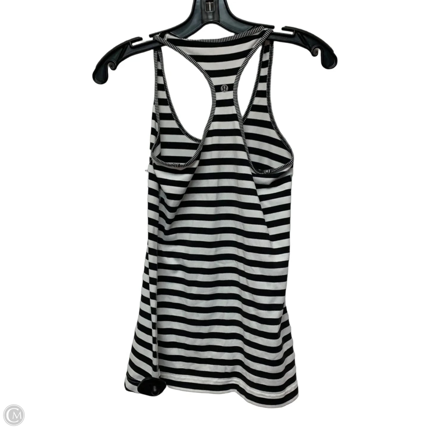 Athletic Tank Top By Lululemon In Striped Pattern, Size: S