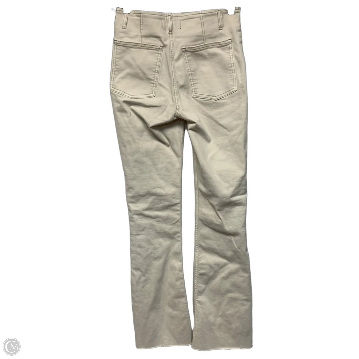 Jeans Flared By We The Free In Cream Denim, Size: 6