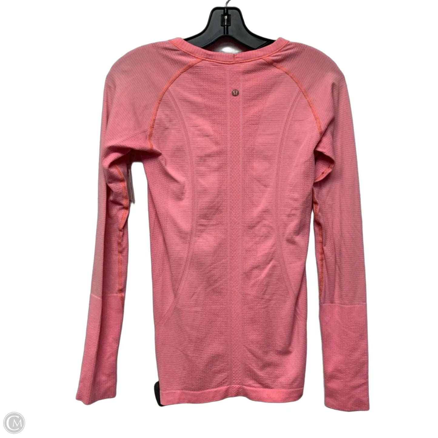 Athletic Top Long Sleeve Crewneck By Lululemon In Pink, Size: S