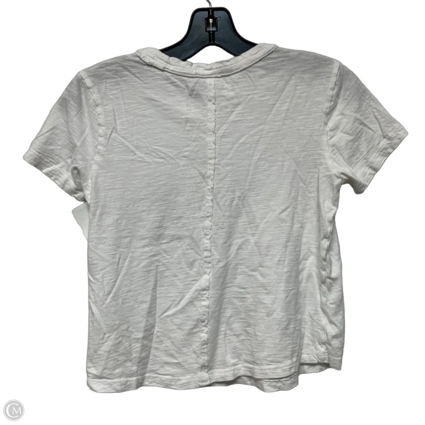 Top Short Sleeve By Pilcro In White, Size: Xxs