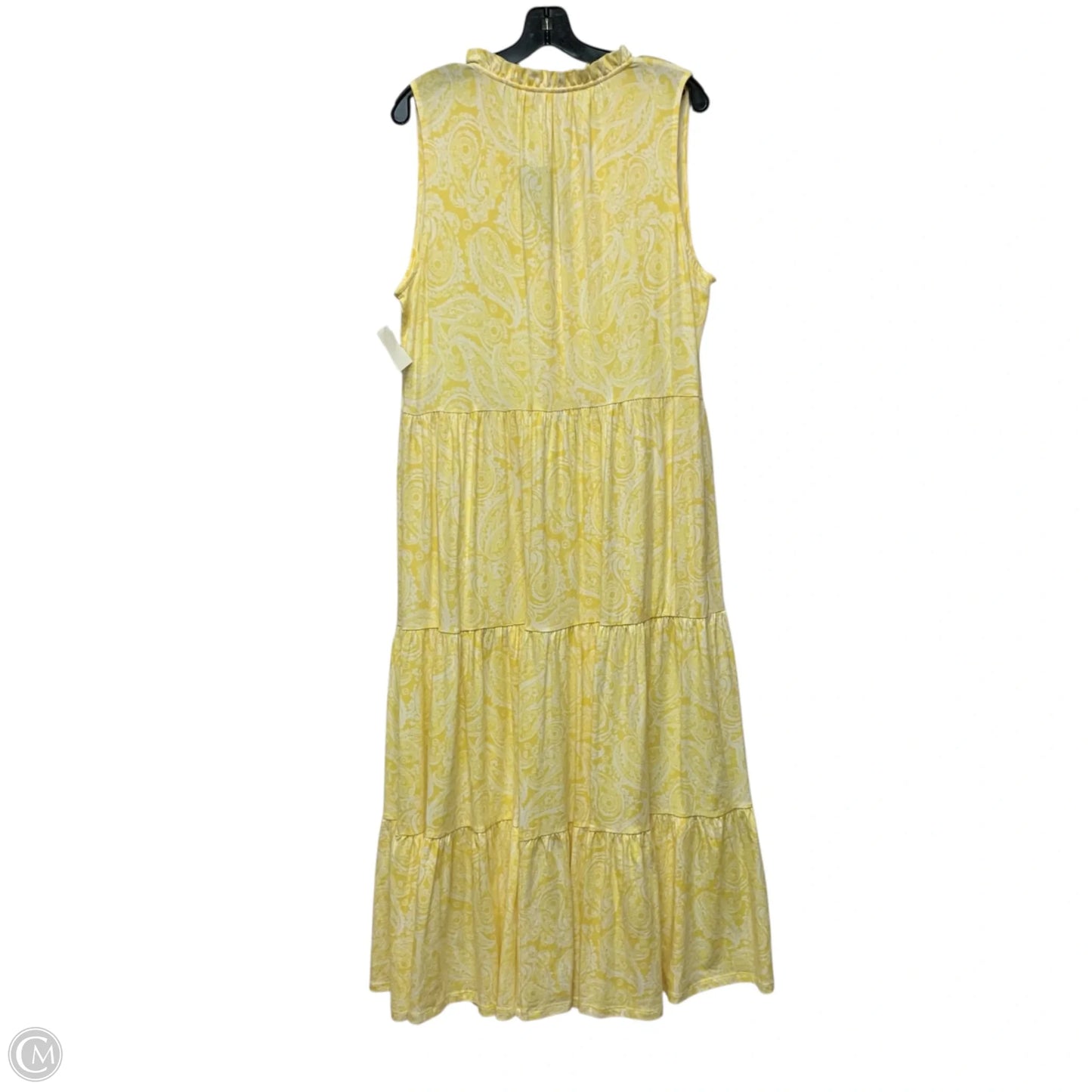 Dress Casual Midi By Crown And Ivy In Yellow, Size: Xl