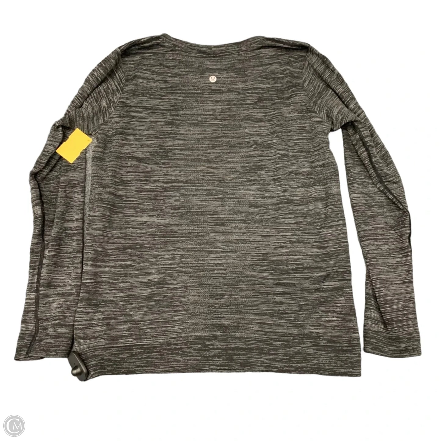 Athletic Top Long Sleeve Crewneck By Lululemon In Black, Size: L