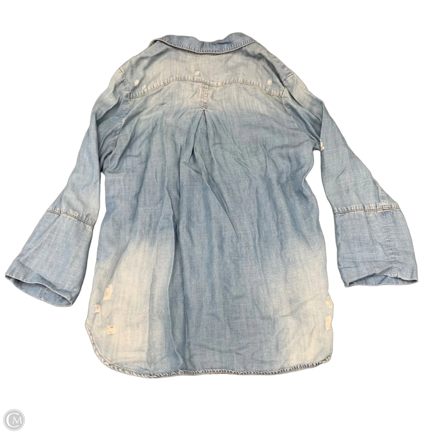 Top Long Sleeve By Cloth & Stone In Blue, Size: S
