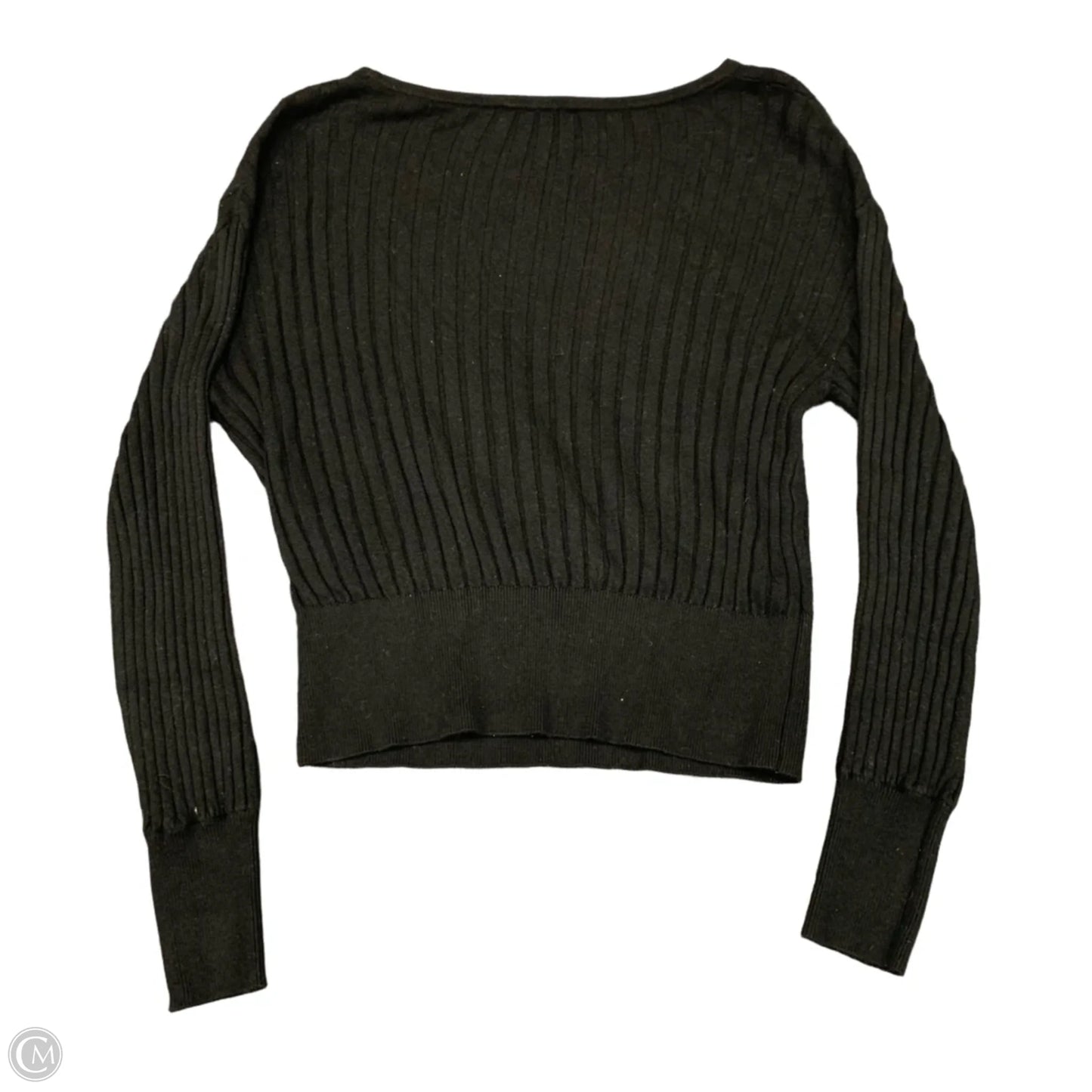 Top Long Sleeve By Ann Taylor In Black, Size: S