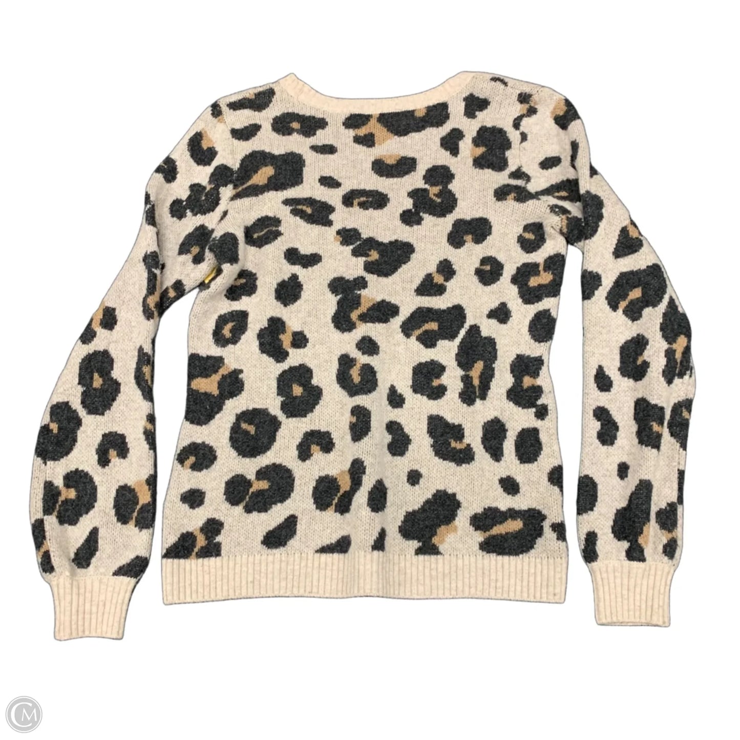 Sweater By Loft In Leopard Print, Size: S
