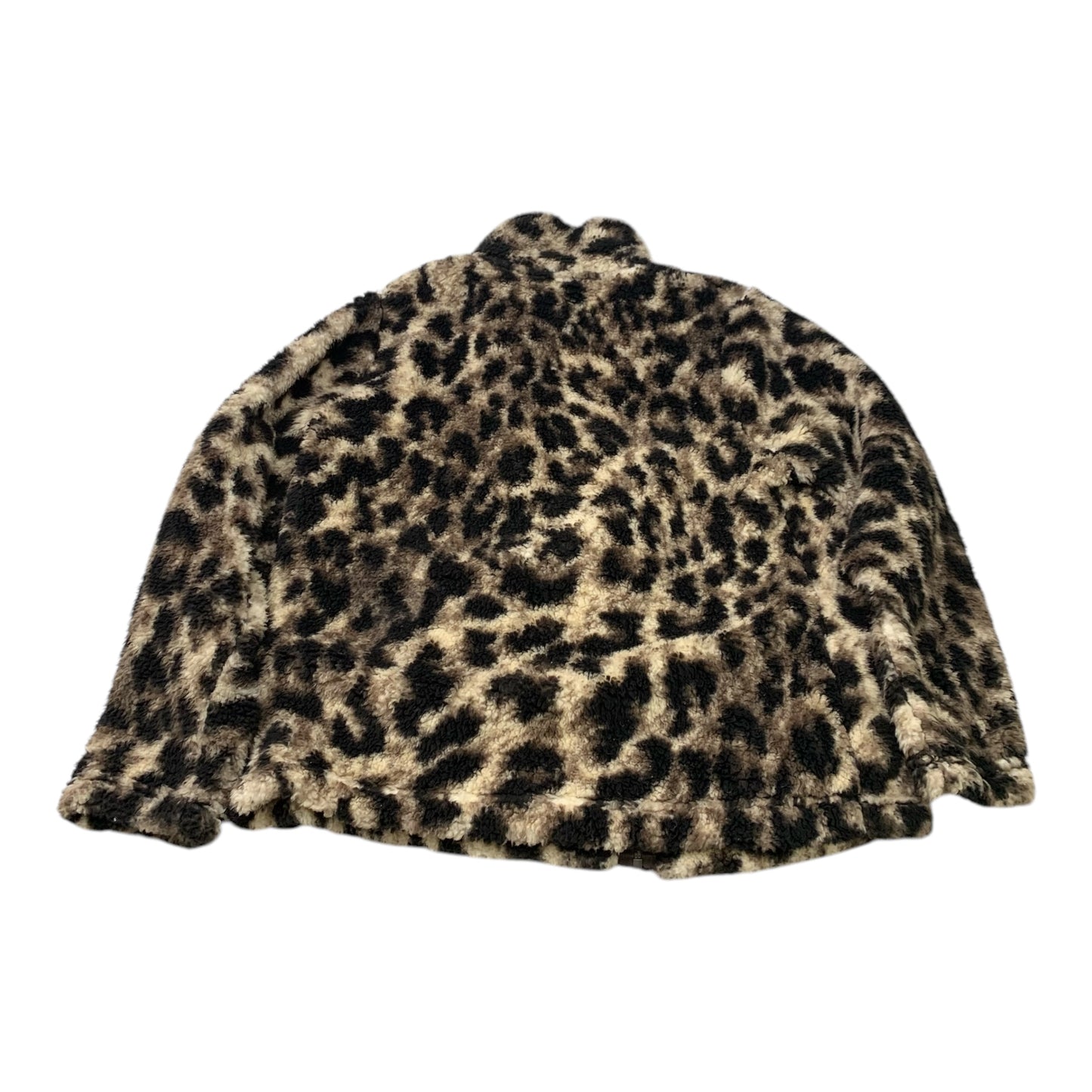 Jacket Faux Fur & Sherpa By Members Mark In Animal Print, Size: L
