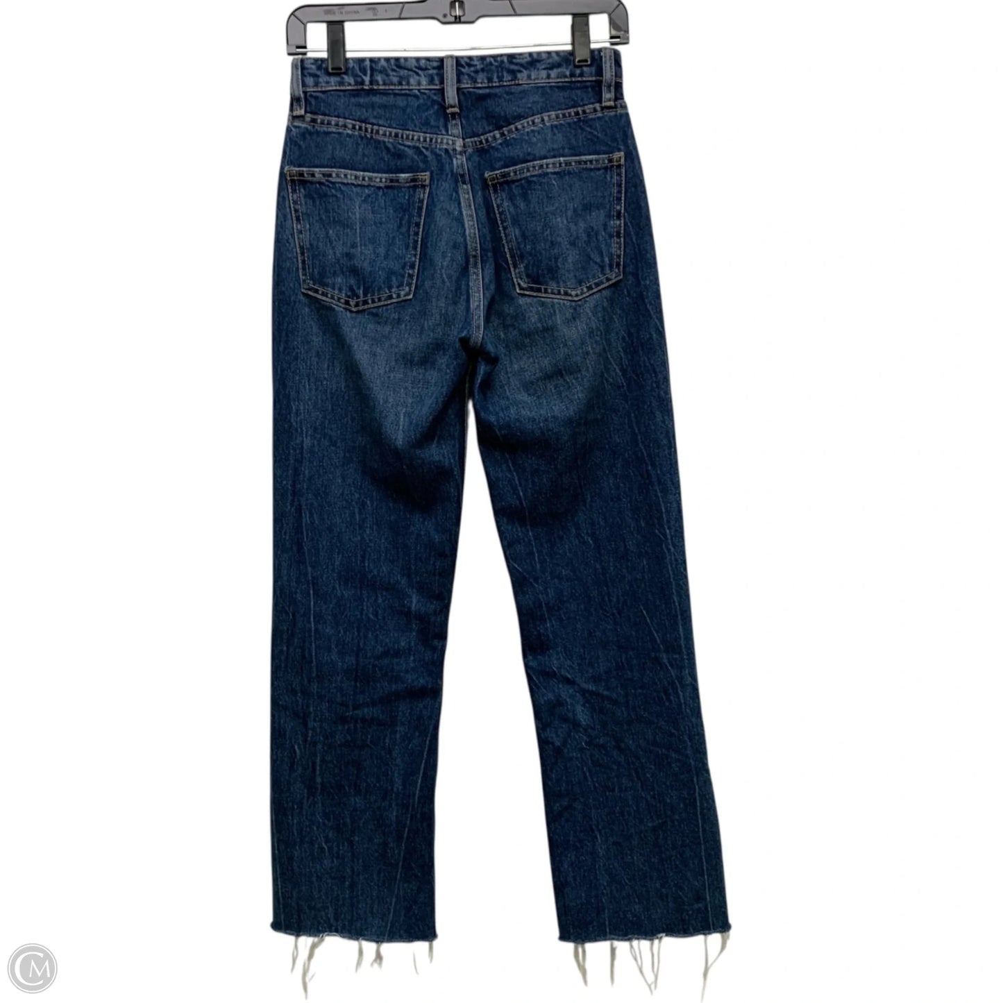 Jeans Straight By Zara In Blue Denim, Size: 2
