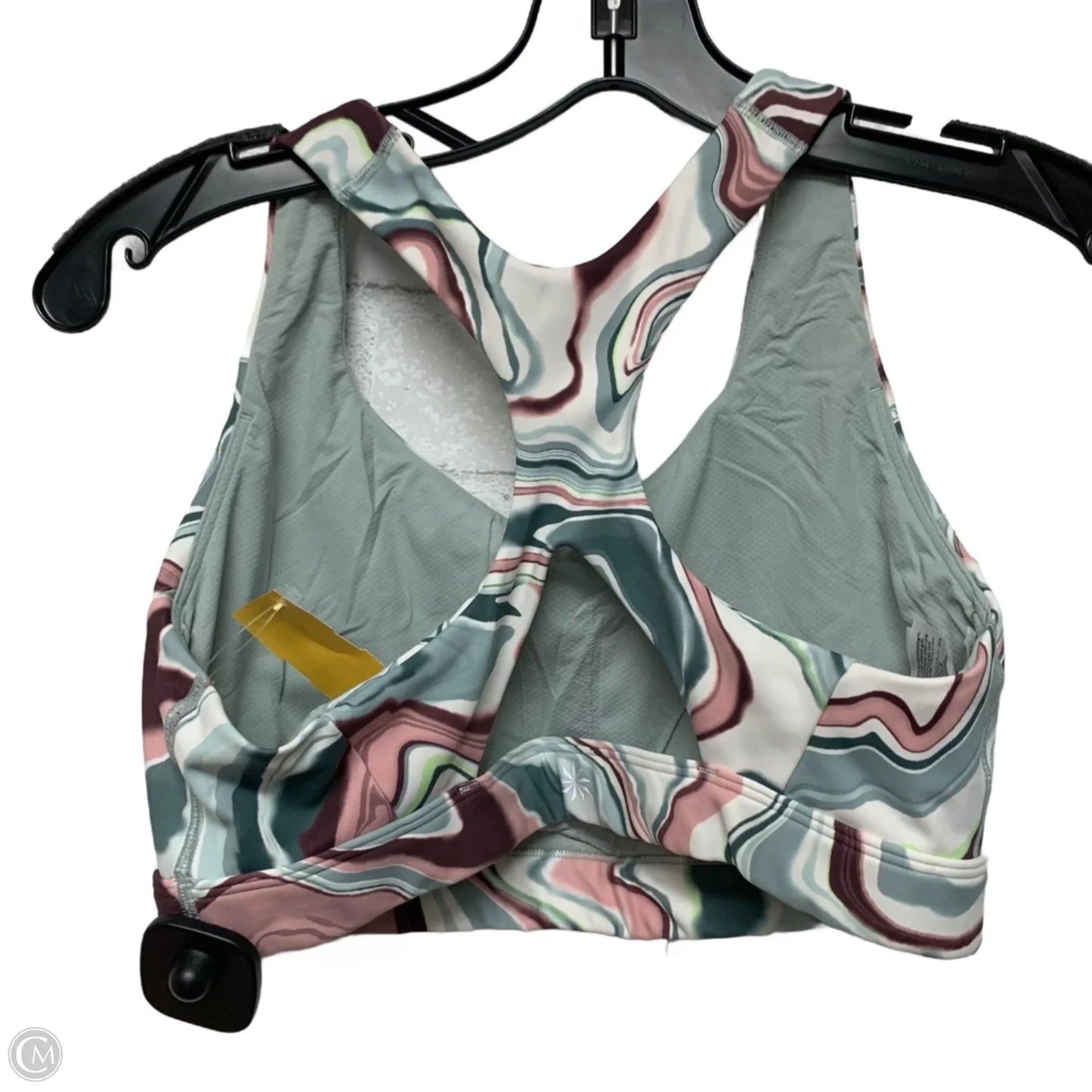 Athletic Bra By Athleta In Blue & Pink, Size: M