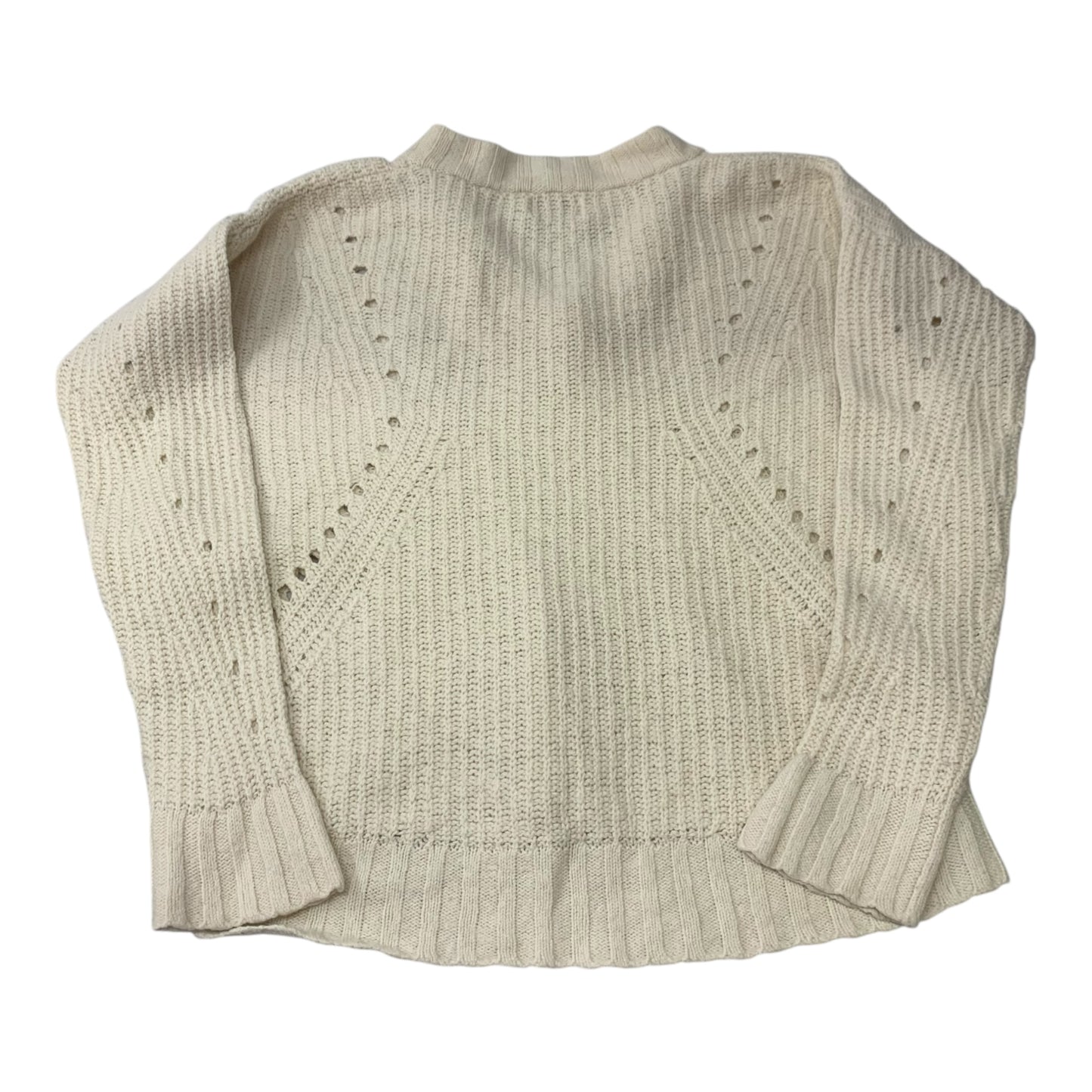 Sweater By 27 Miles In Cream, Size: L