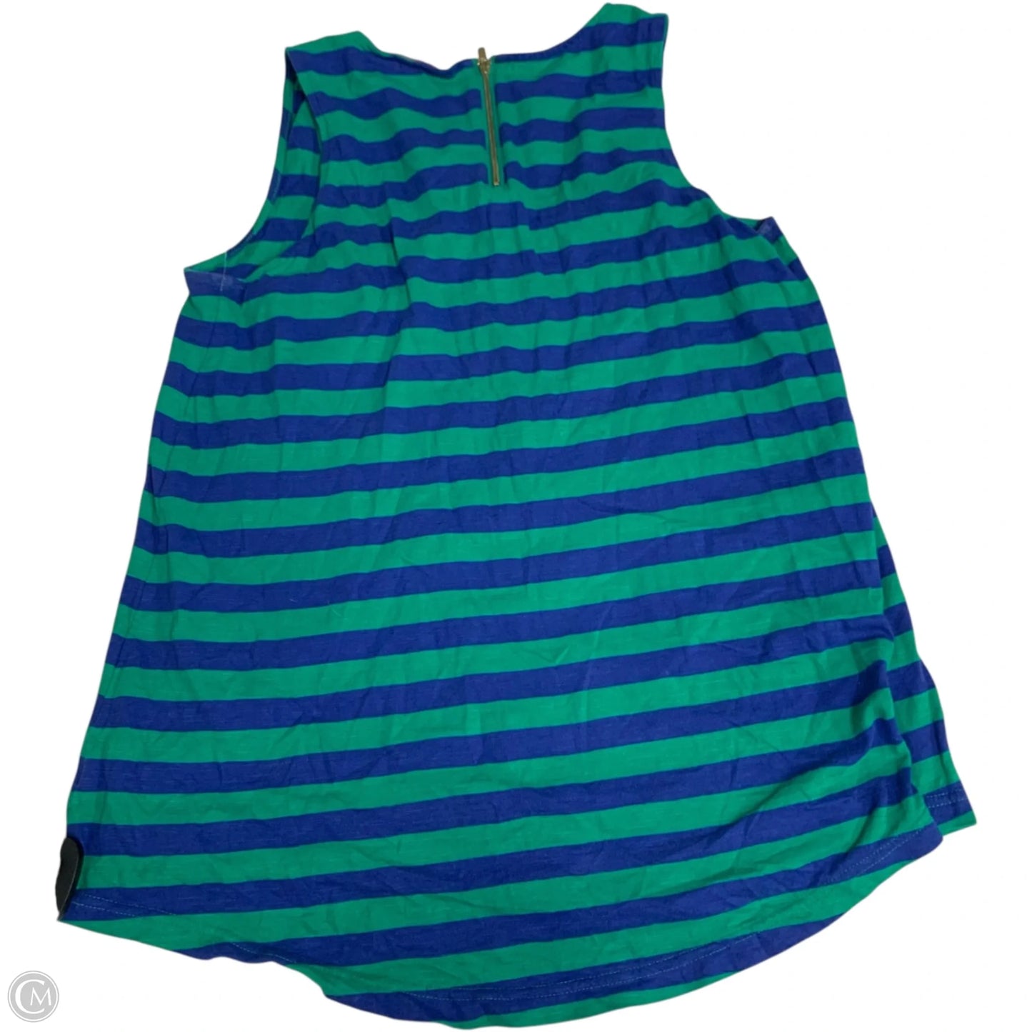 Top Sleeveless Designer By Lilly Pulitzer In Striped Pattern, Size: M