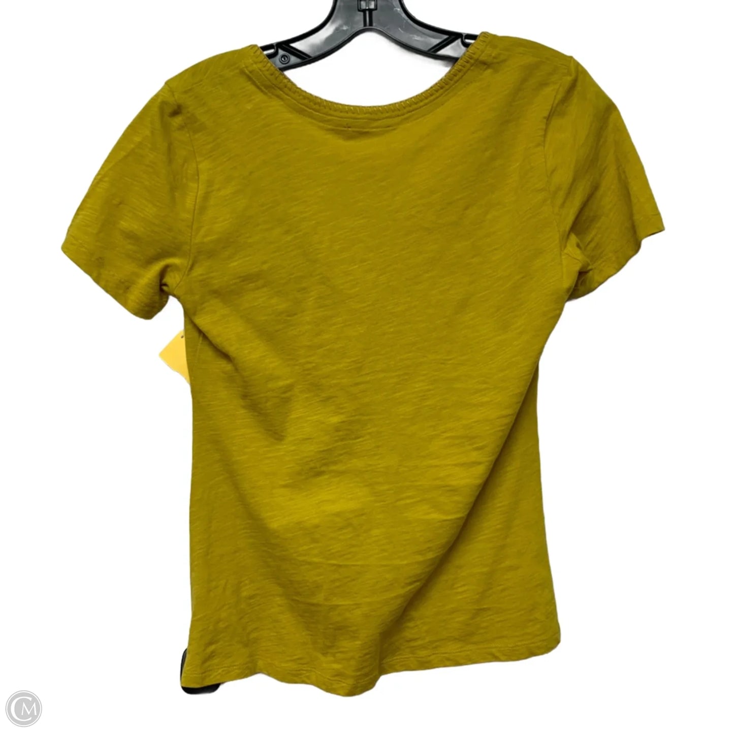 Top Short Sleeve By Anthropologie In Yellow, Size: S