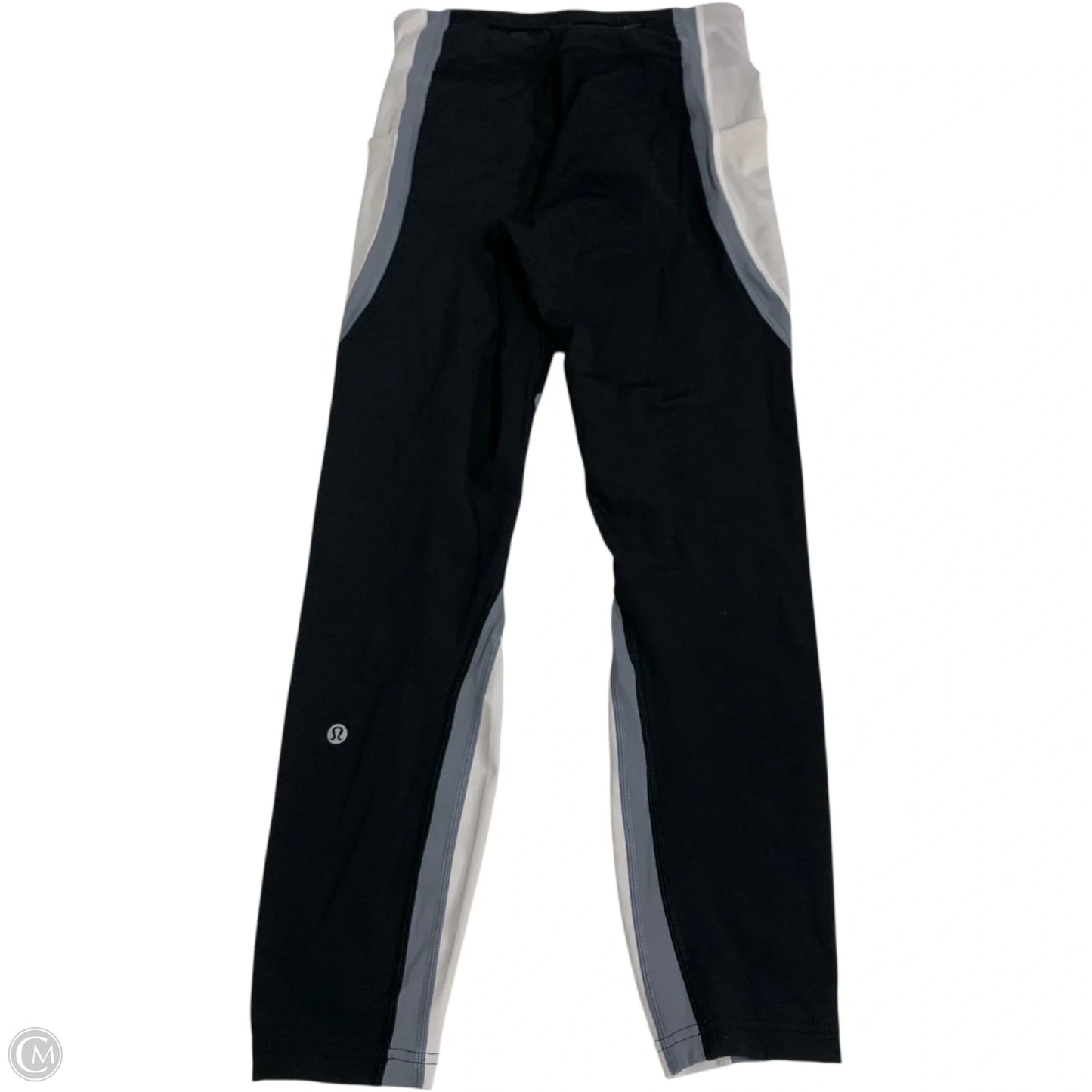 Athletic Leggings By Lululemon In Black & White, Size: S