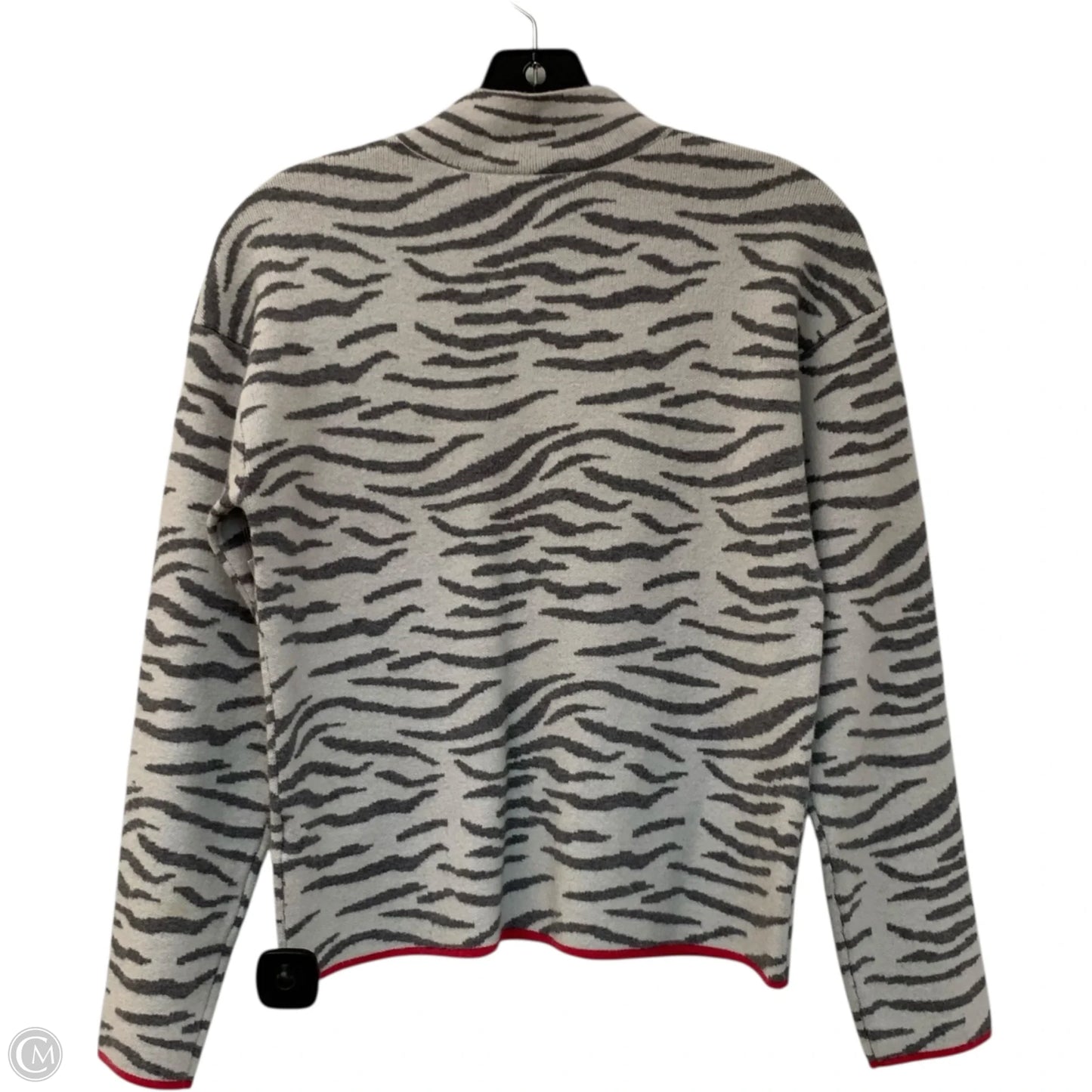 Sweater By Anthropologie In Zebra Print, Size: Xs