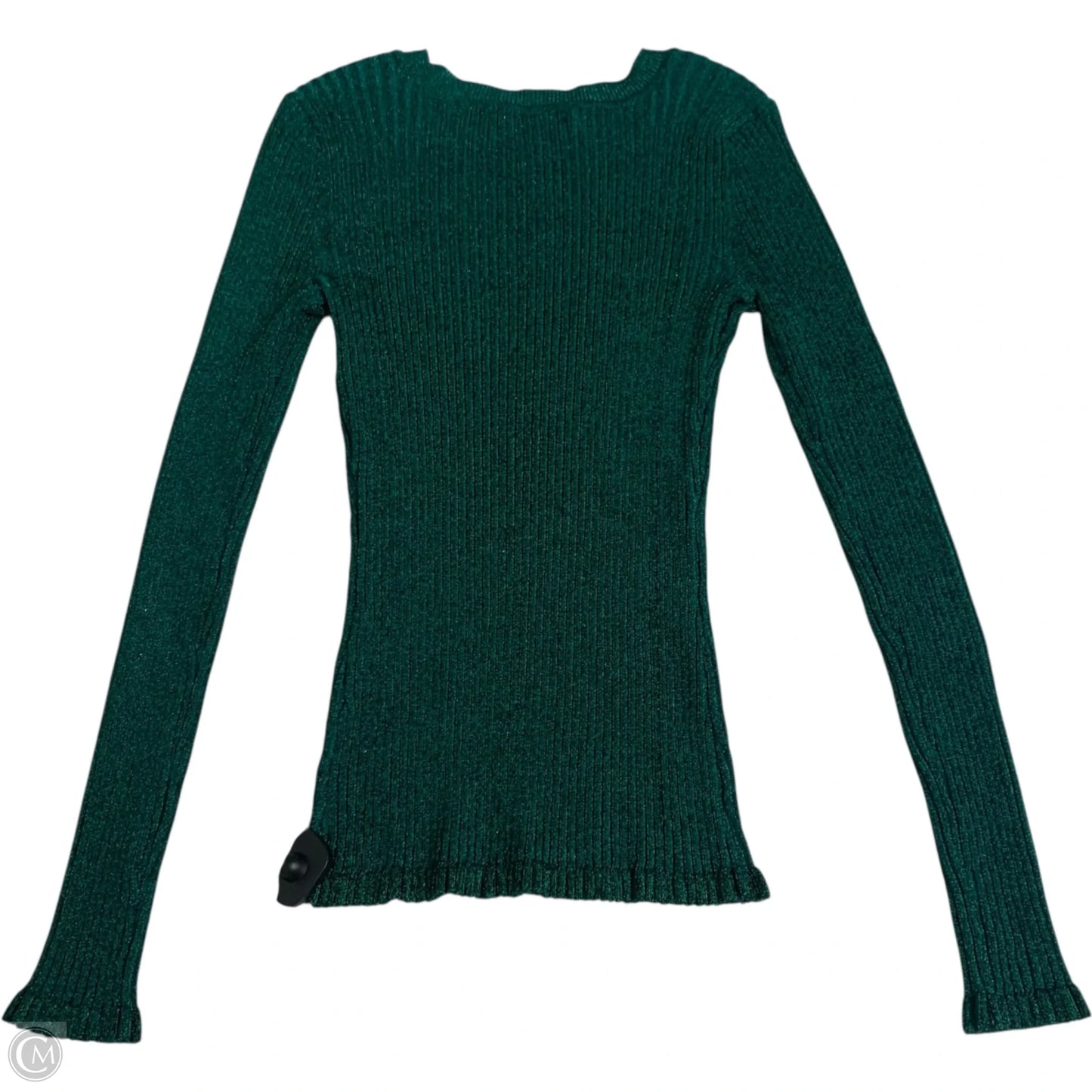 Top Long Sleeve Designer By Milly In Green, Size: S