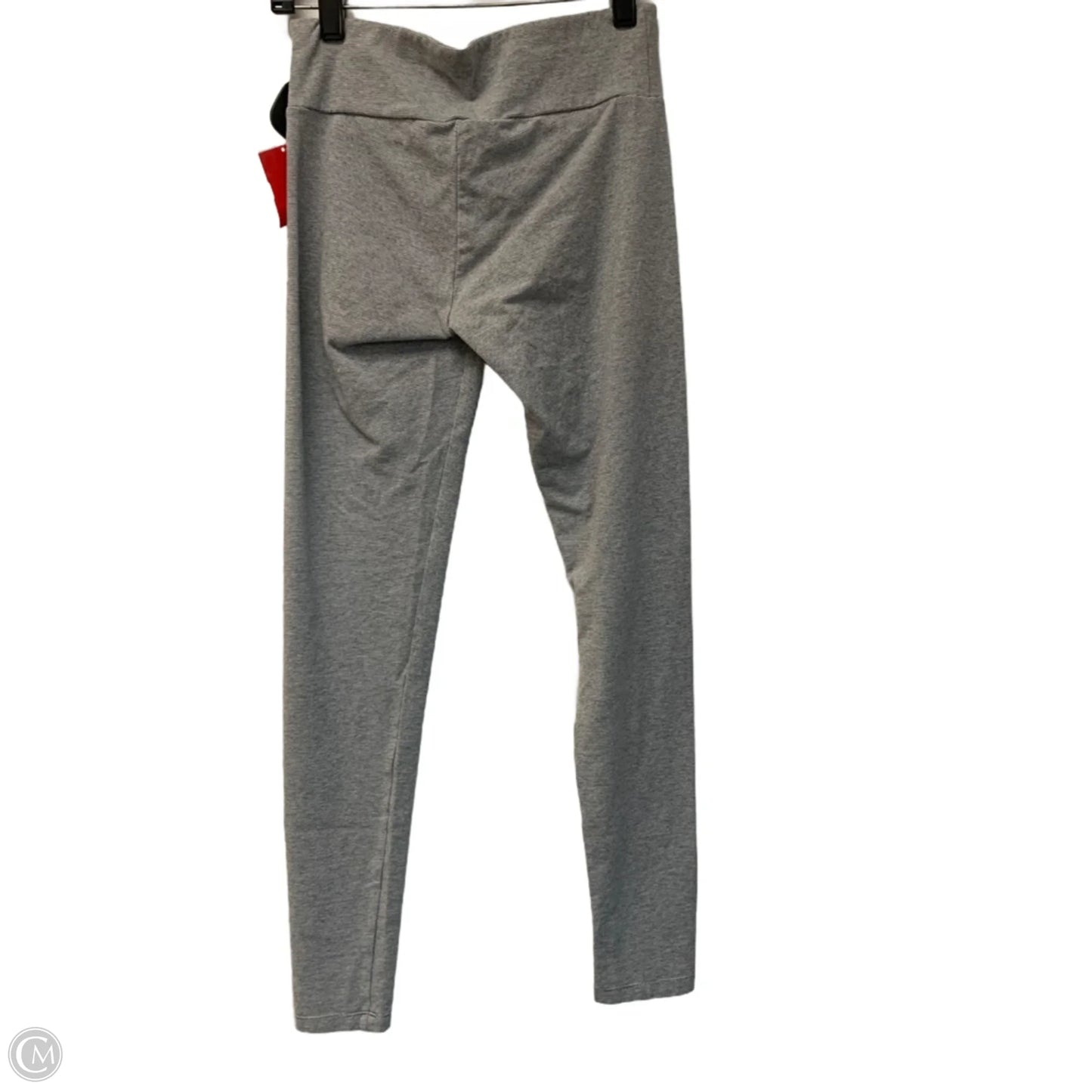 Athletic Leggings By Calvin Klein Performance In Grey, Size: S