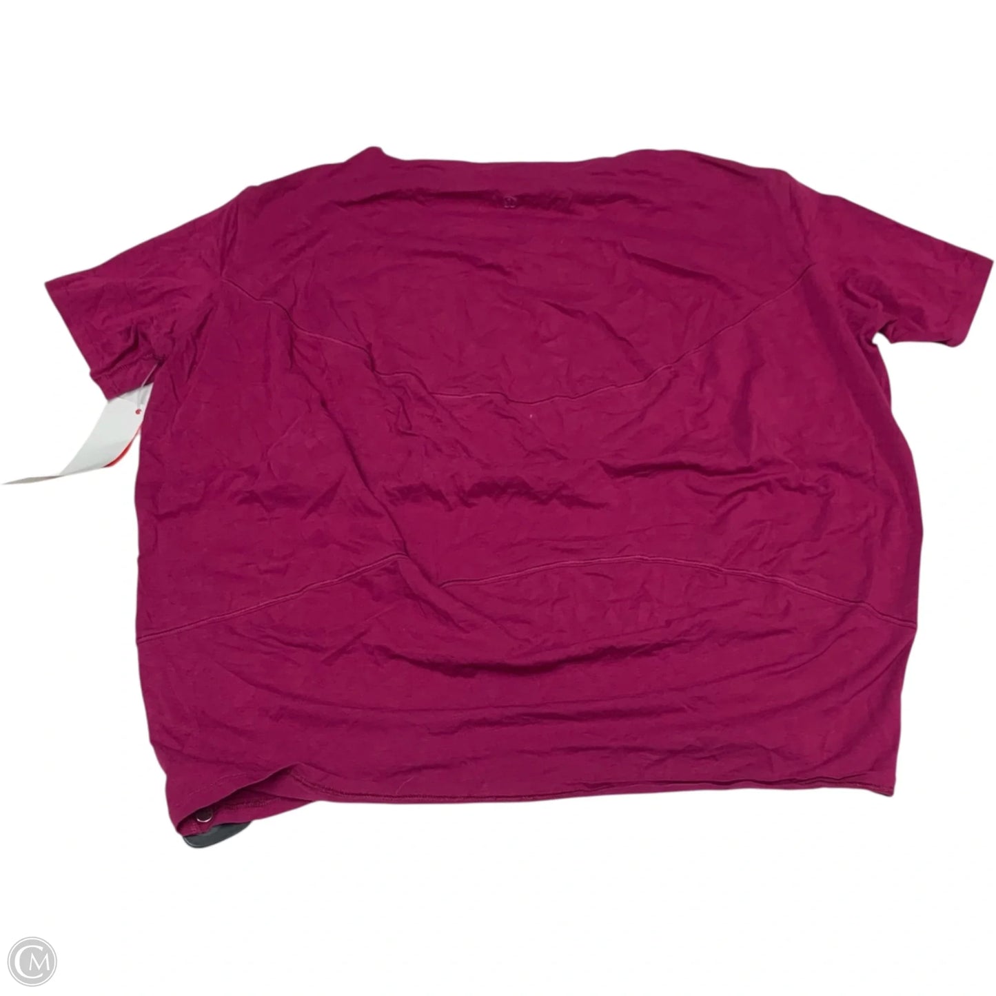 Athletic Top Short Sleeve By Lululemon In Purple, Size: S
