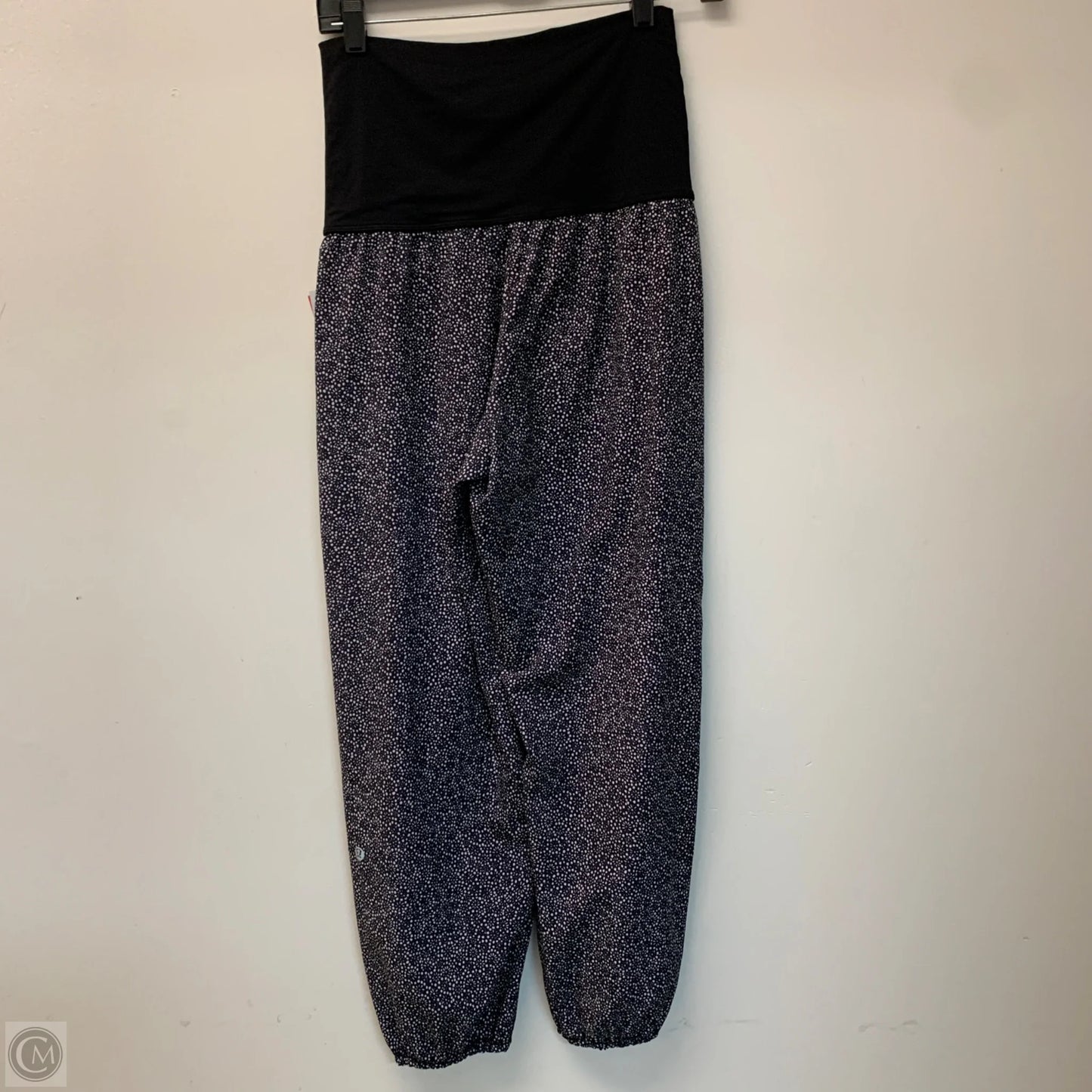 Athletic Pants By Lululemon In Black & White, Size: S
