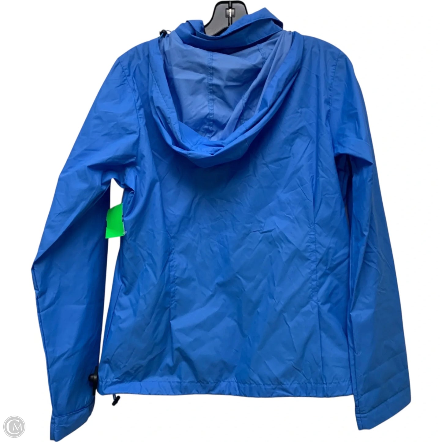 Jacket Windbreaker By Columbia In Blue, Size: M