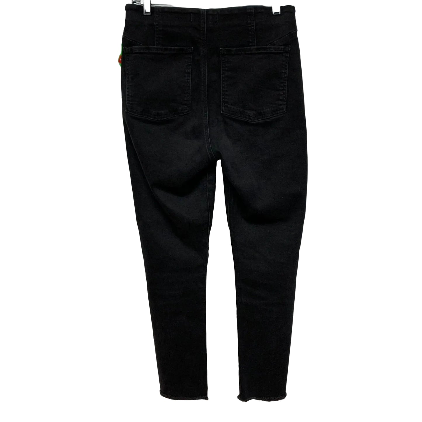 Jeans Skinny By Free People In Black Denim, Size: 12