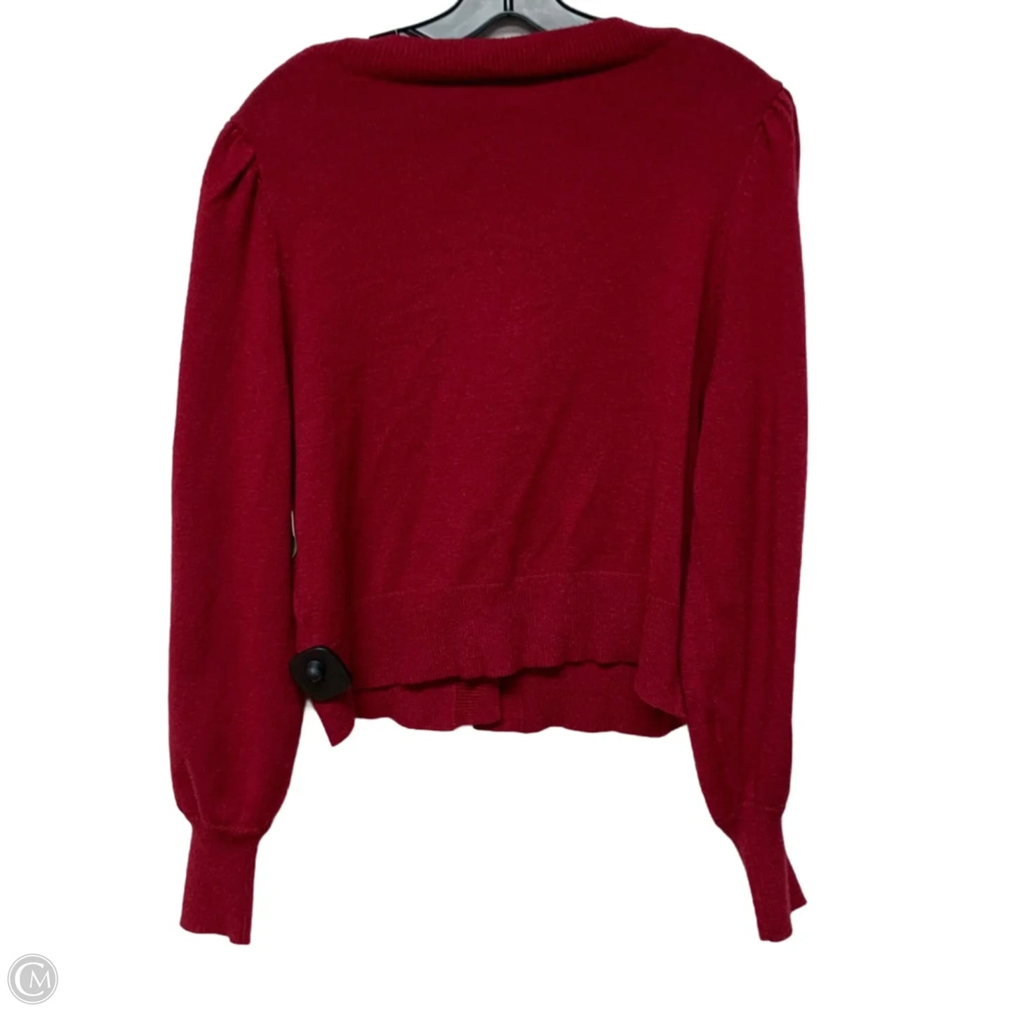 Cardigan By Express In Red, Size: L