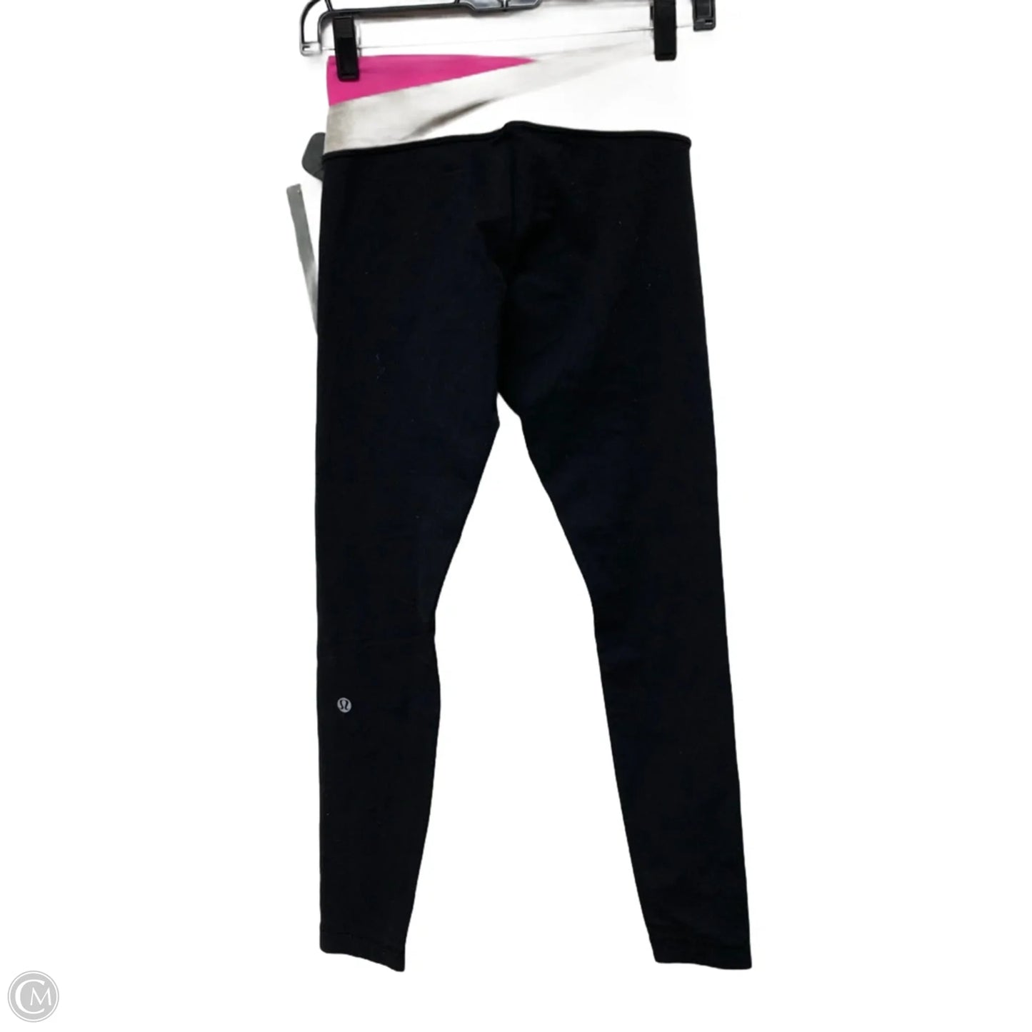 Athletic Leggings By Lululemon In Black & Pink, Size: Xs