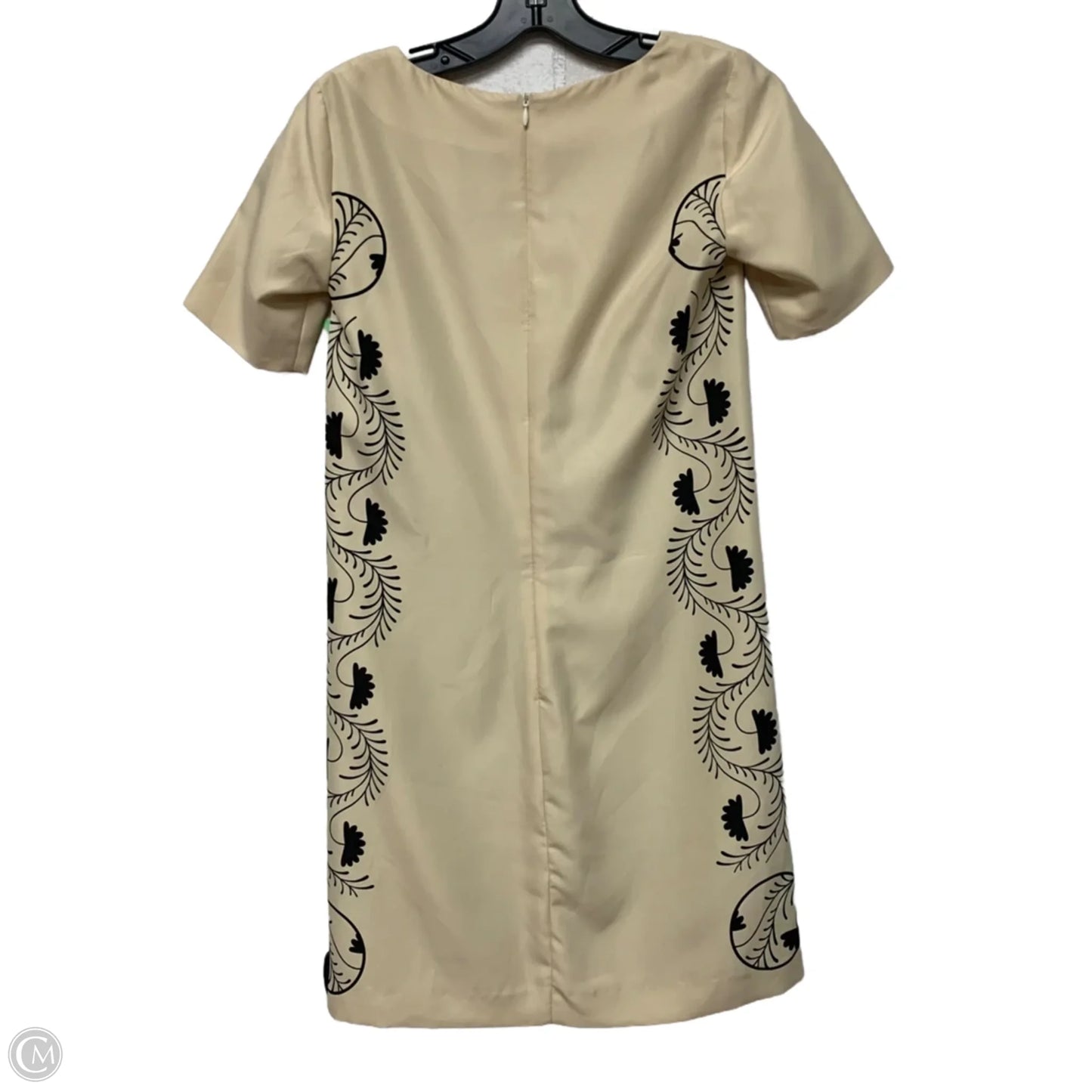 Dress Casual Short By Anthropologie In Cream, Size: Xxs