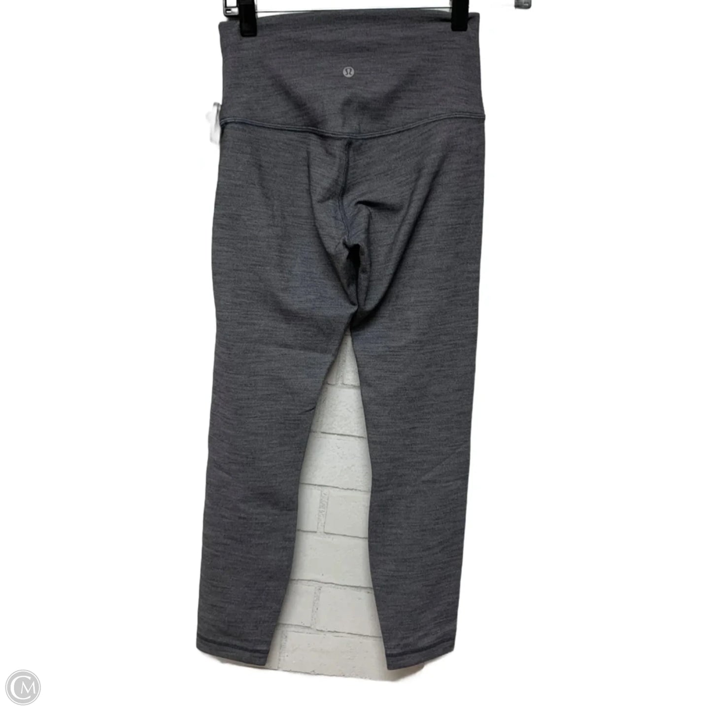Athletic Leggings By Lululemon In Grey, Size: S