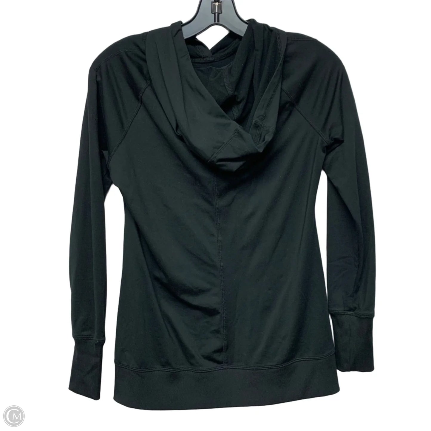 Athletic Sweatshirt Hoodie By Layer 8 In Black, Size: S
