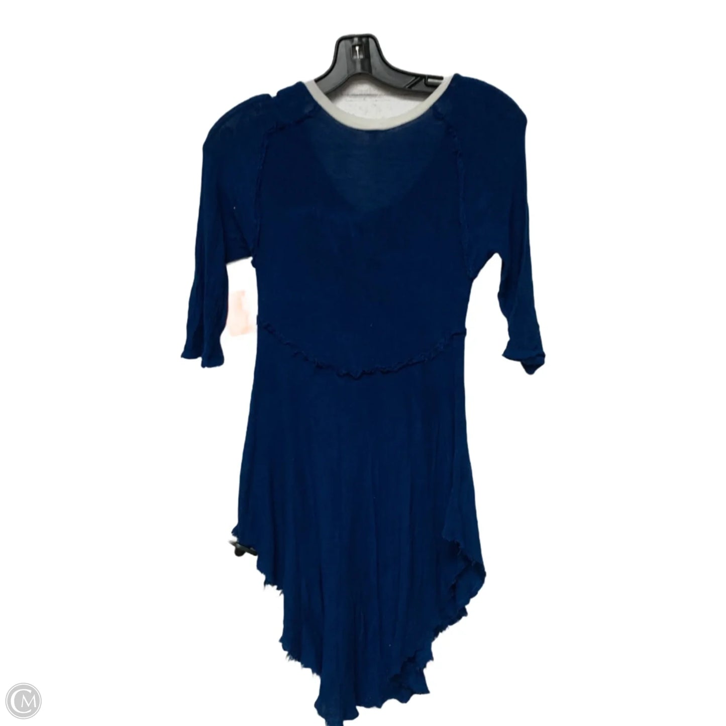 Tunic Long Sleeve By Free People In Blue, Size: M