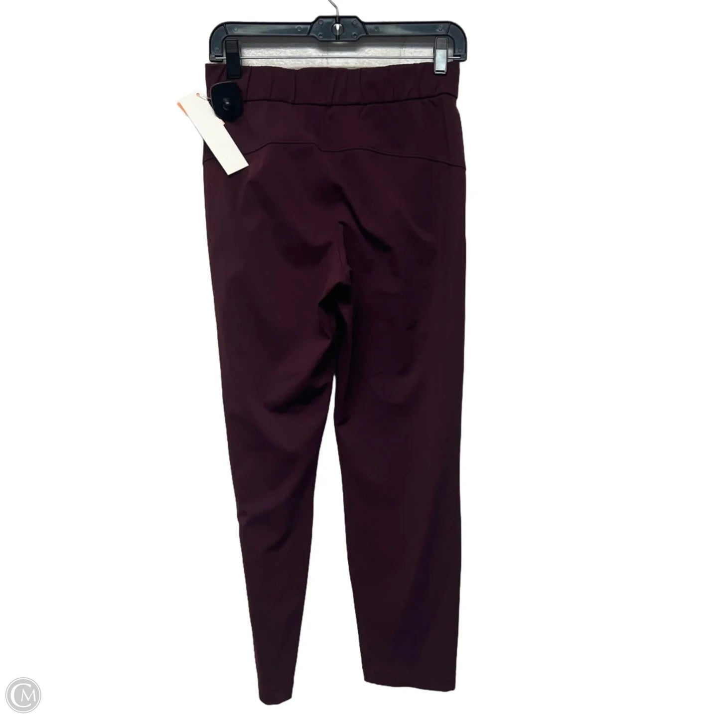 Athletic Pants By Lululemon In Maroon, Size: S
