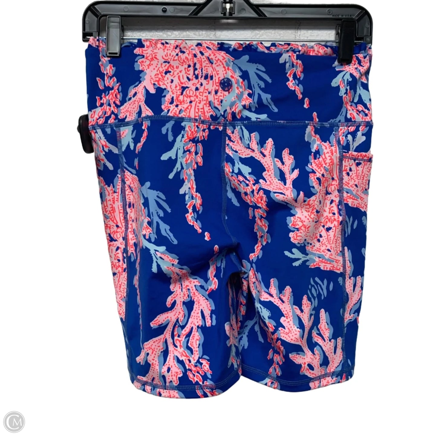 Shorts Designer By Lilly Pulitzer In Blue & Red, Size: M