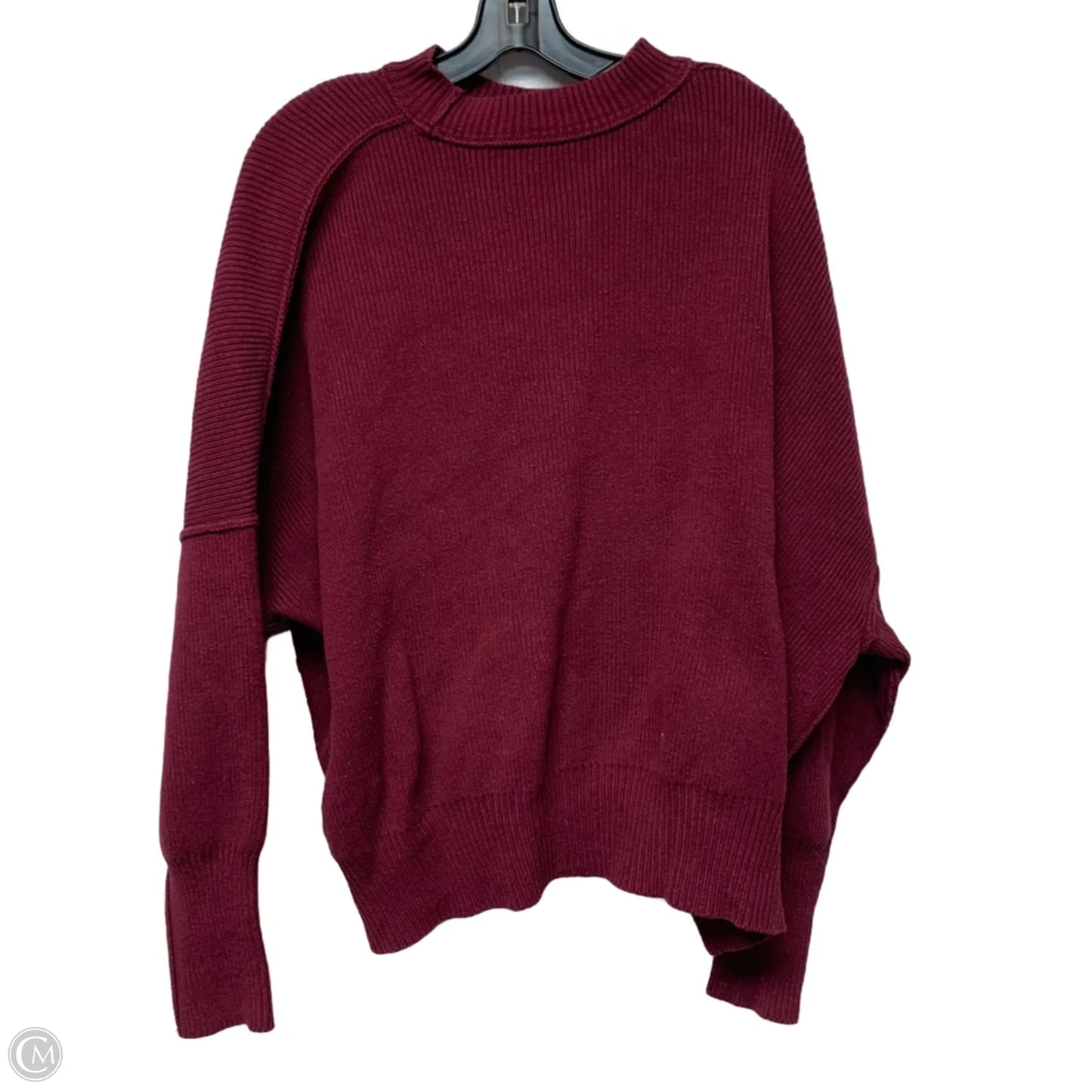 Sweater By Free People In Maroon, Size: Xs