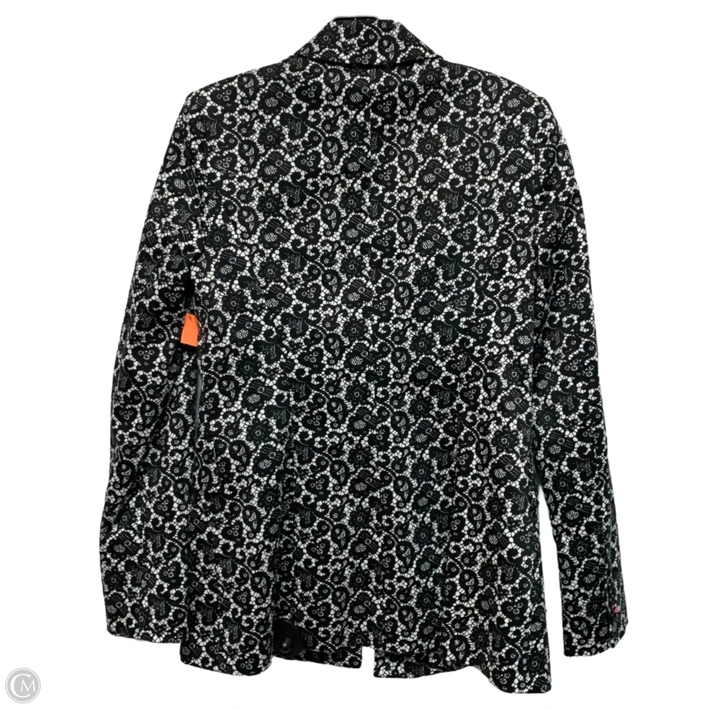 Blazer By pink tartan In Black & White, Size: S