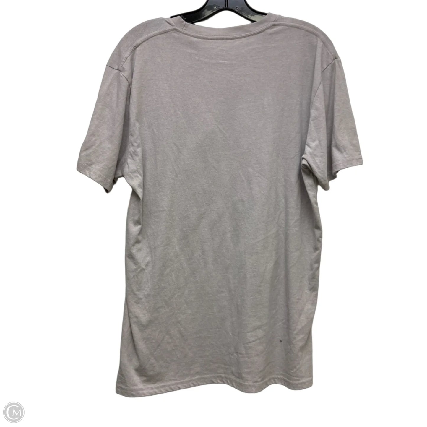 Top Short Sleeve By Clothes Mentor In Grey, Size: L