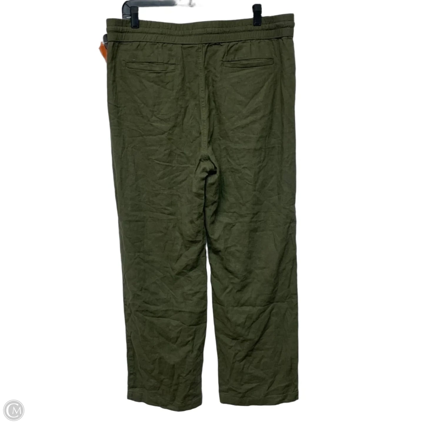 Pants Linen By Ann Taylor In Green, Size: L