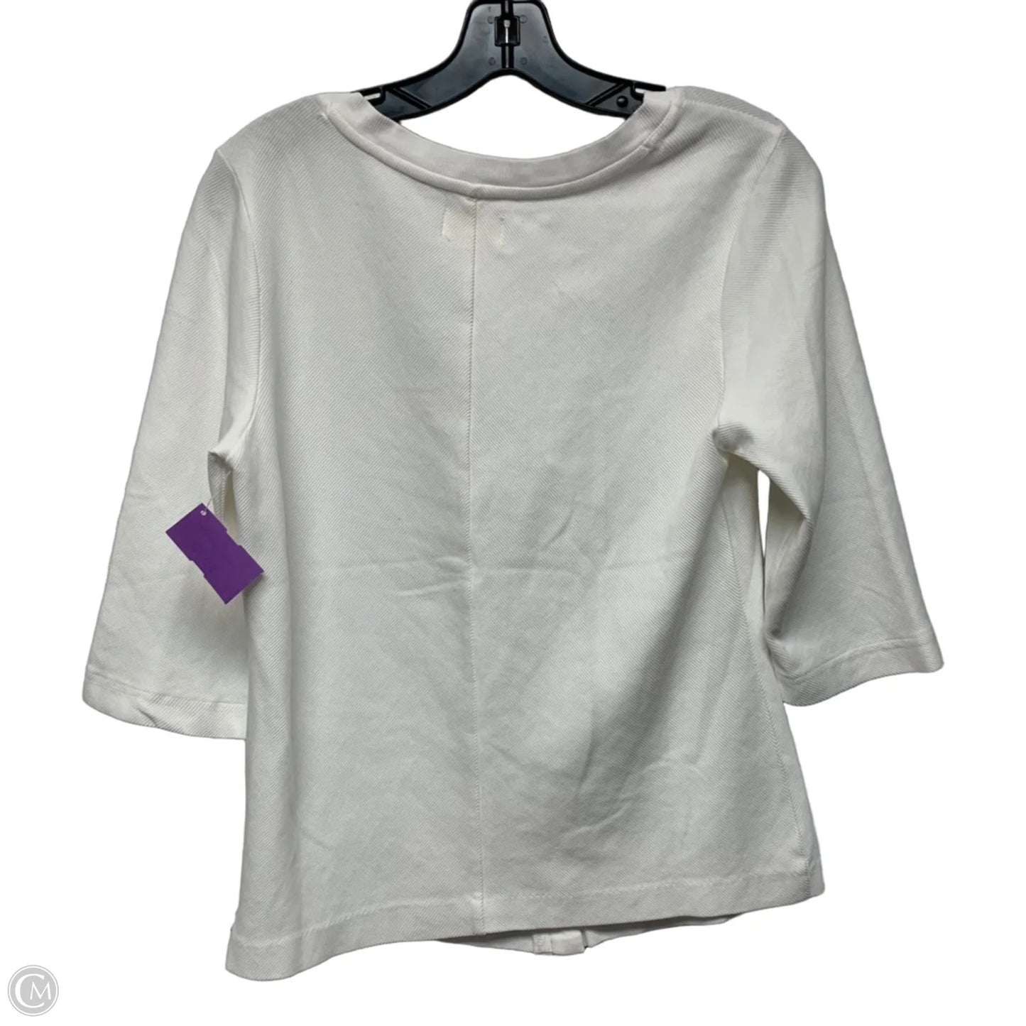 Top Long Sleeve By Maeve In White, Size: Xl