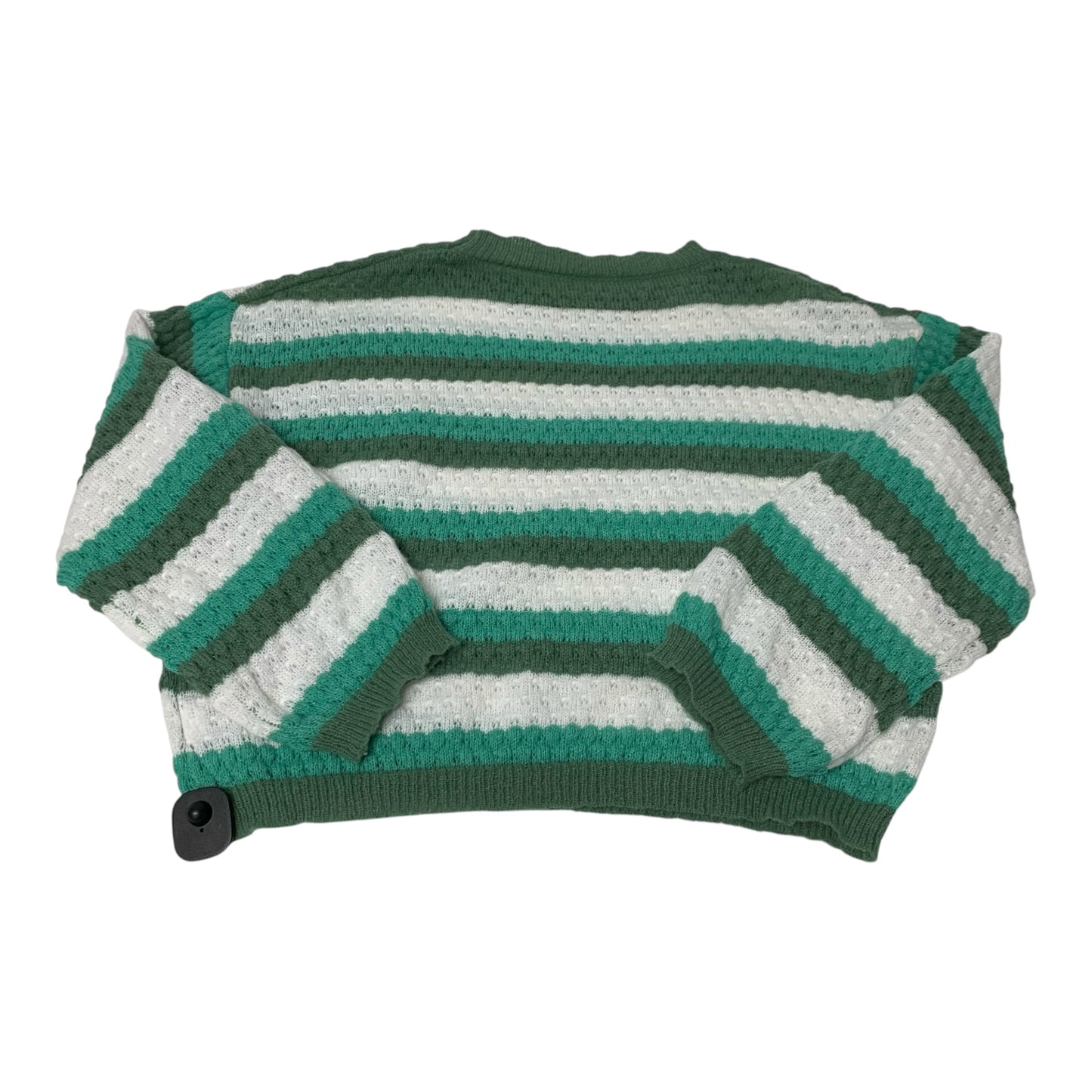 Sweater By Shein In Green & White, Size: Xl
