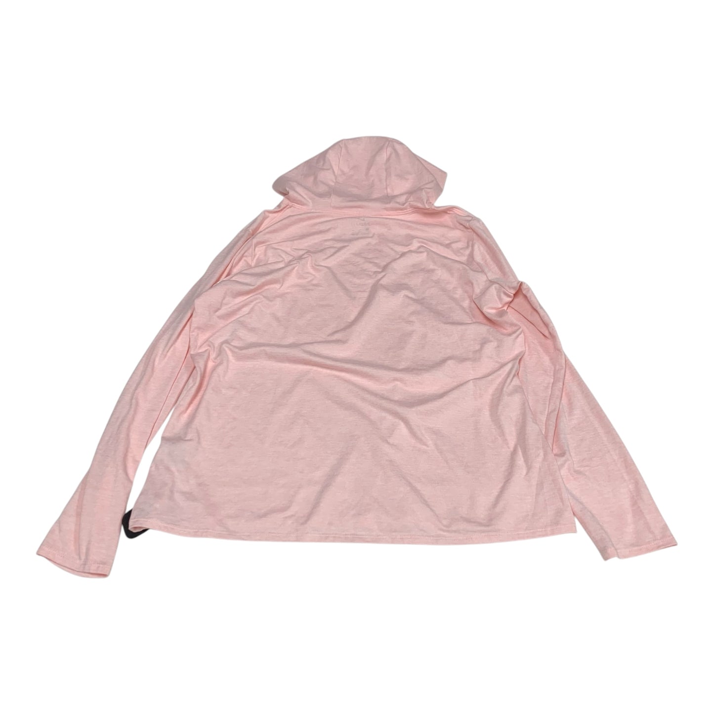 Athletic Top Long Sleeve Hoodie By Nike Apparel In Pink, Size: Xl