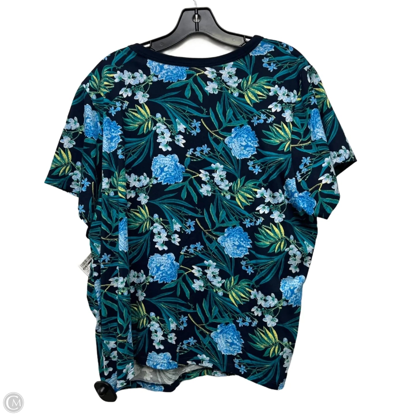 Top Short Sleeve By Old Navy In Floral Print, Size: 2x