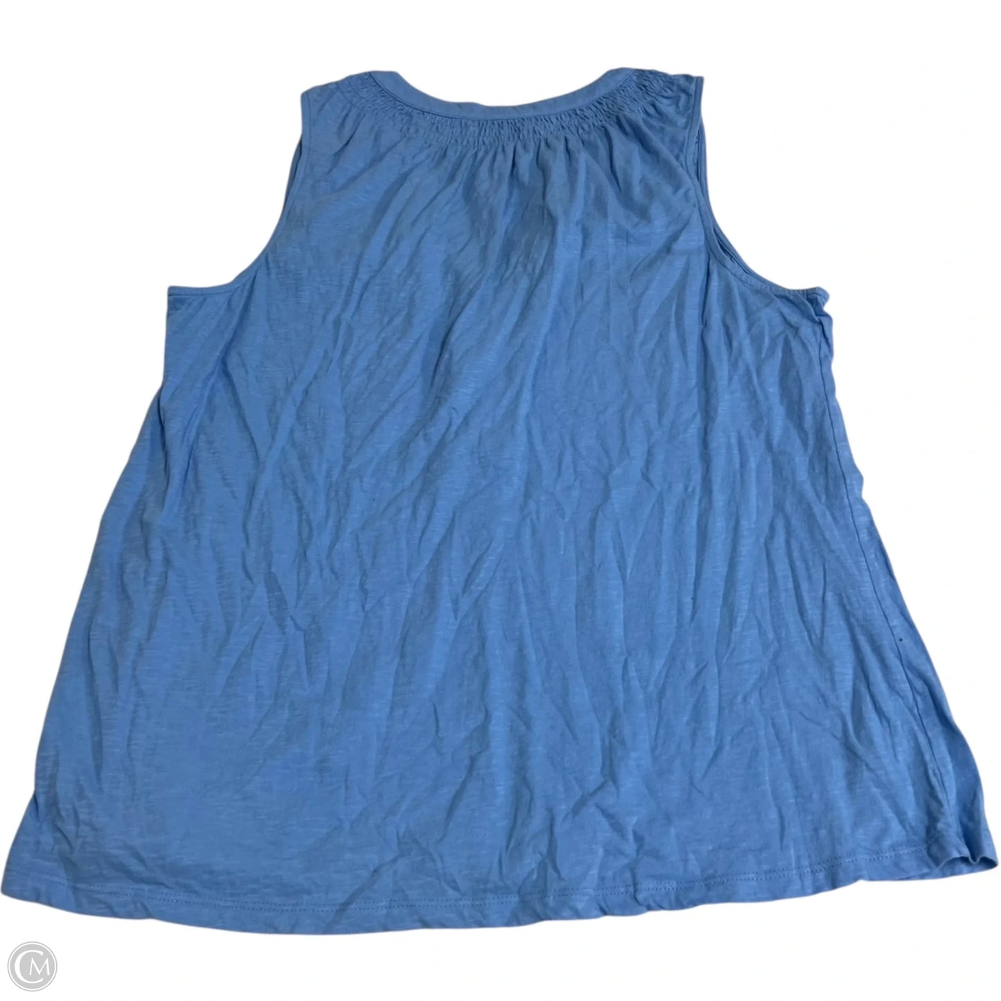 Top Sleeveless Designer By Lilly Pulitzer In Blue, Size: Xl