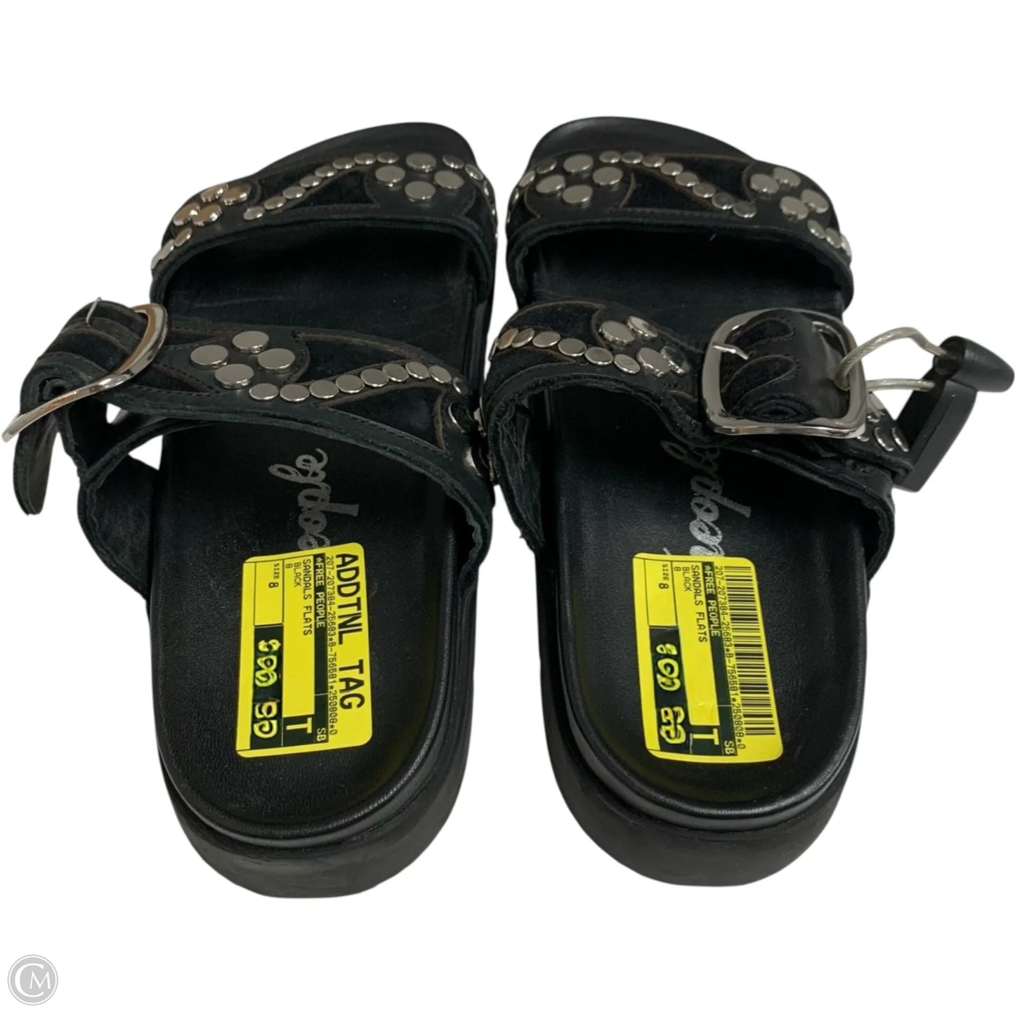 Sandals Flats By Free People In Black, Size: 8